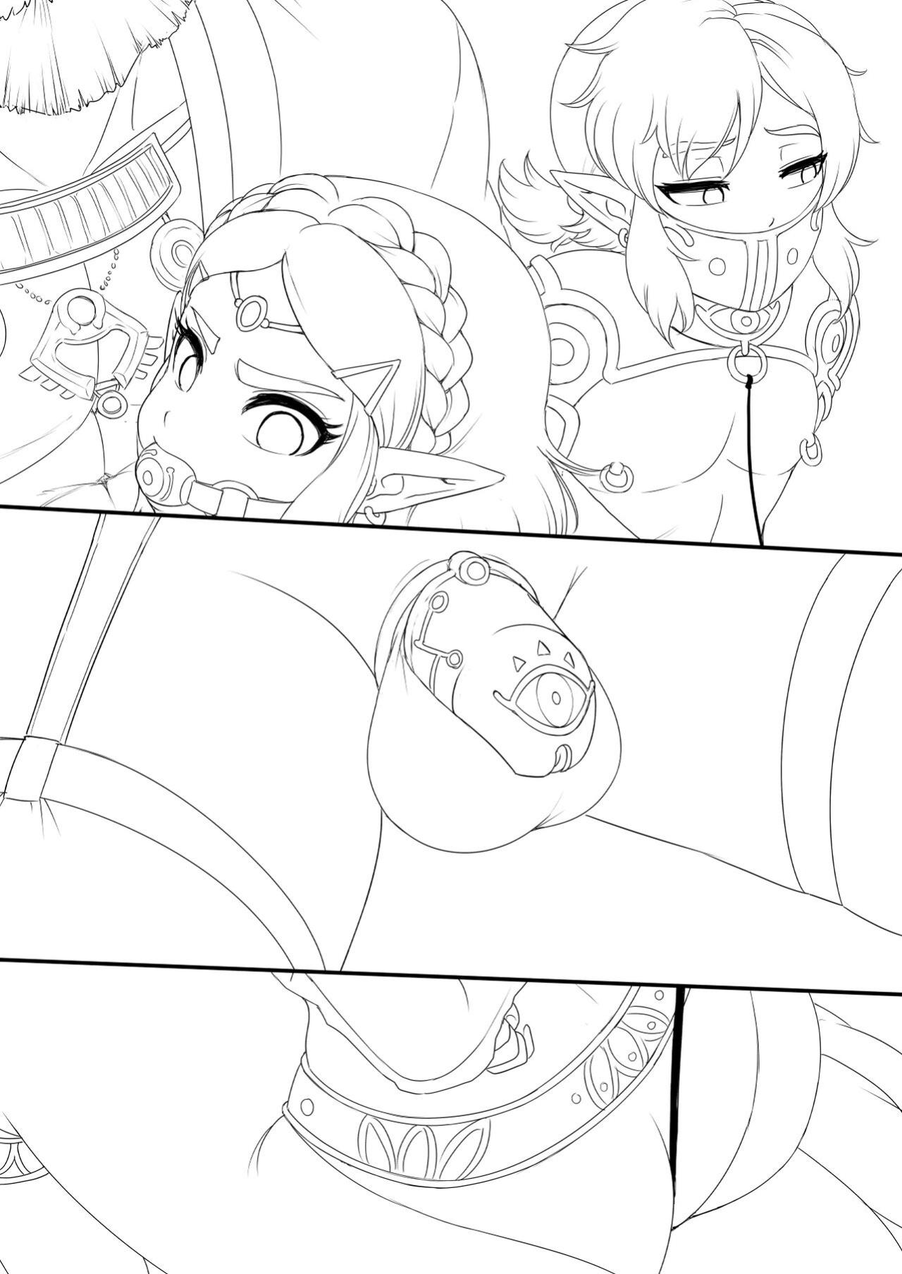[Issa Castagno] Zelda - New Ganondorf Wifes (Princess Zelda, Link) [The Legend Of Zelda]