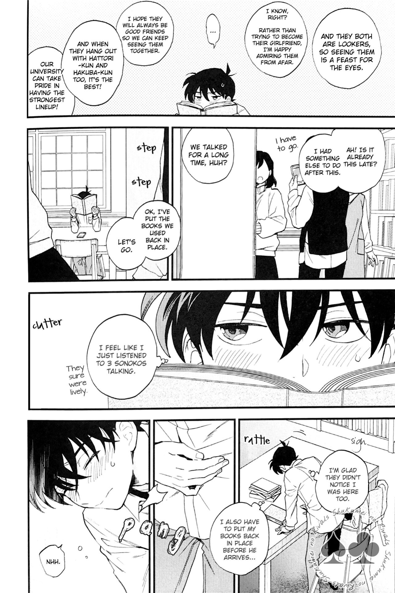 (Himitsu no Ura Kagyou 23) [LOG (M2GO)] Himtsu wa Amai (Detective Conan) [Shukumei no Rivals]