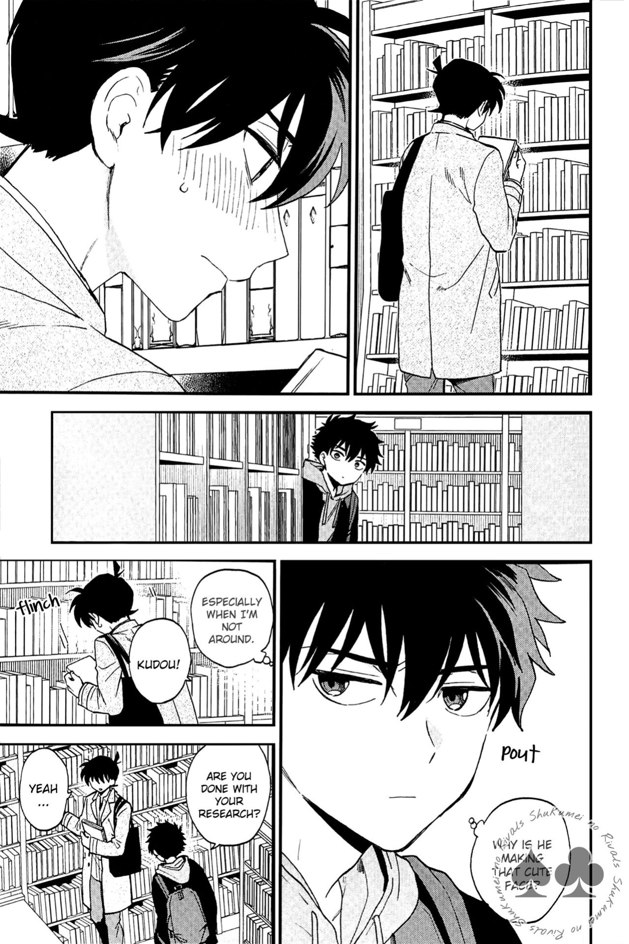 (Himitsu no Ura Kagyou 23) [LOG (M2GO)] Himtsu wa Amai (Detective Conan) [Shukumei no Rivals]