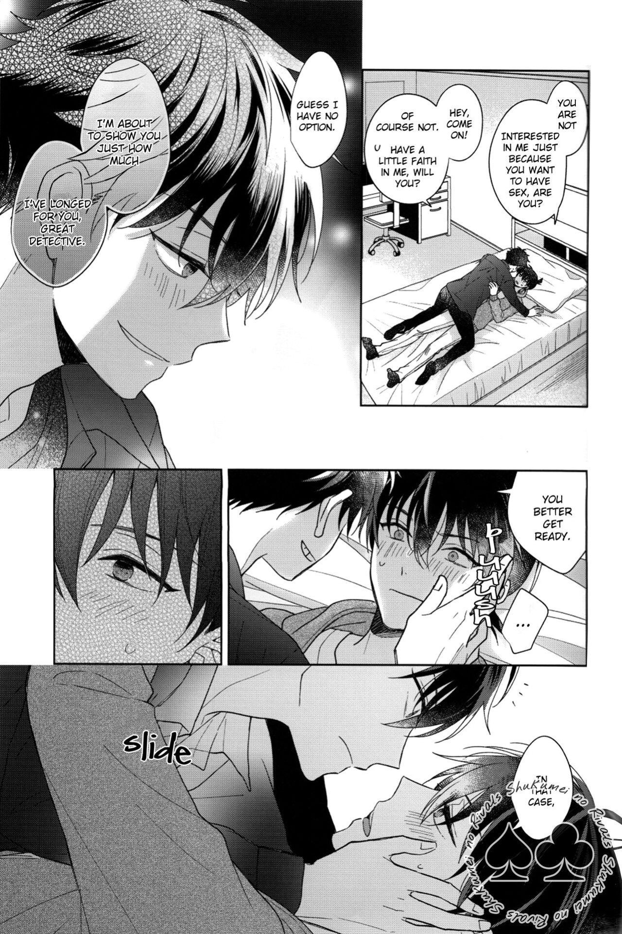 (Give me a TRICK!) [ALCO (Hazuki Yui)] Lie or Love (Detective Conan) [Shukumei no Rivals]