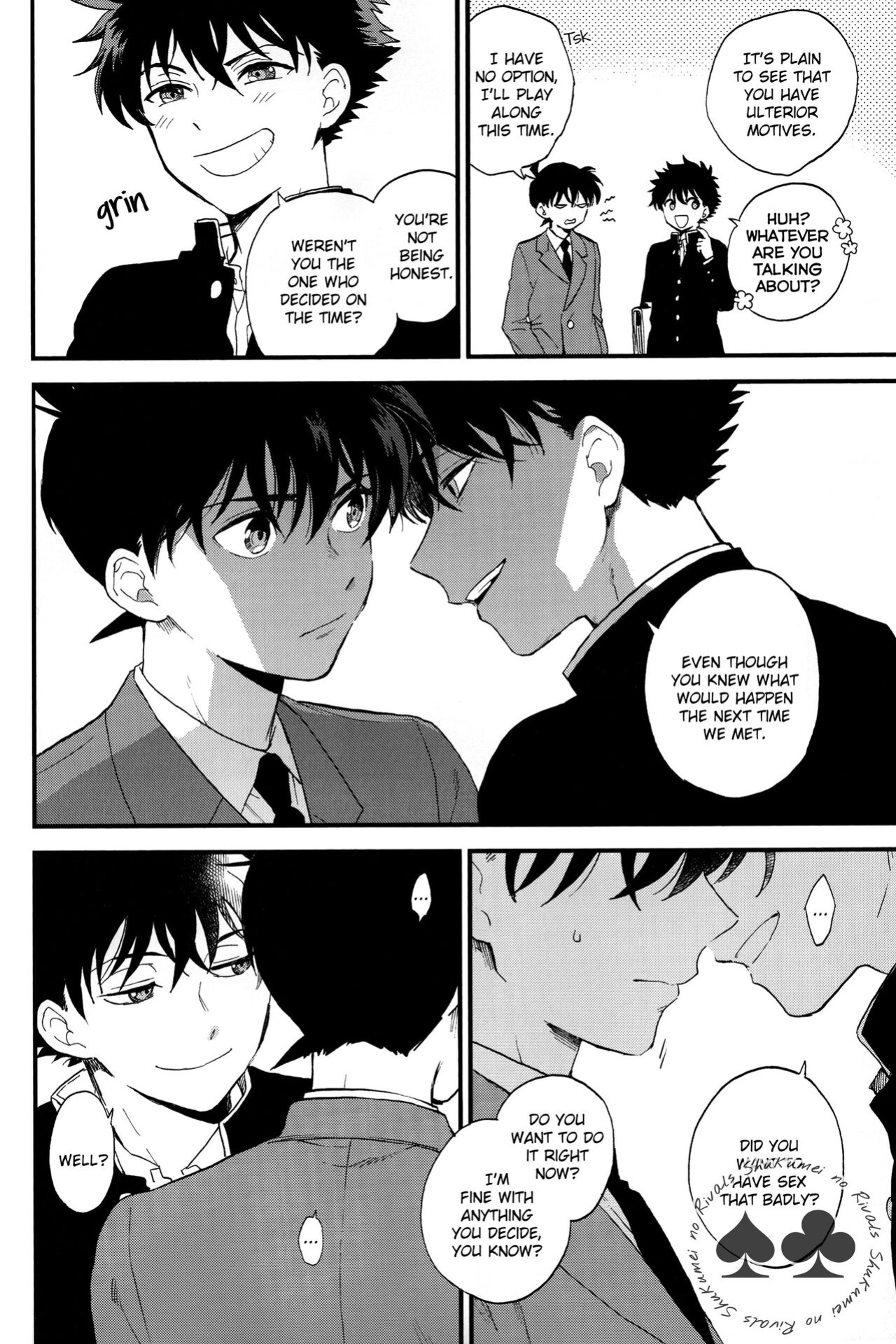 (Himitsu no Ura Kagyou 15) [LOG (M2GO)] Inside Invader (Detective Conan) [Shukumei no Rivals]