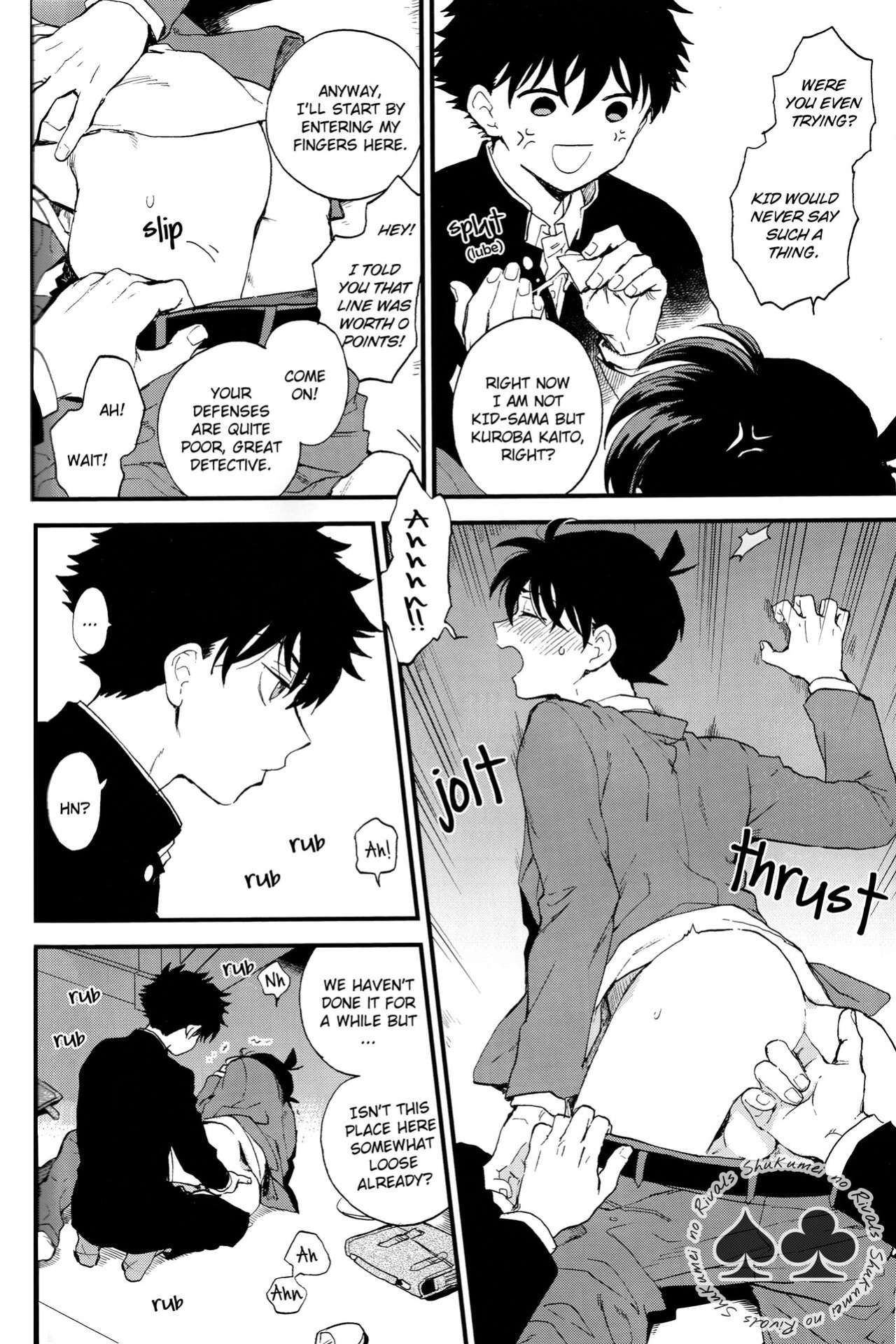 (Himitsu no Ura Kagyou 15) [LOG (M2GO)] Inside Invader (Detective Conan) [Shukumei no Rivals]