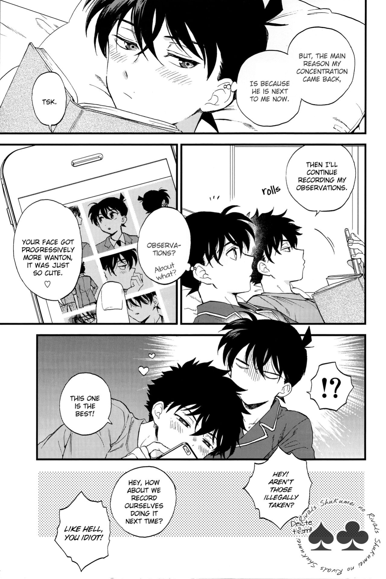 (Himitsu no Ura Kagyou 15) [LOG (M2GO)] Inside Invader (Detective Conan) [Shukumei no Rivals]