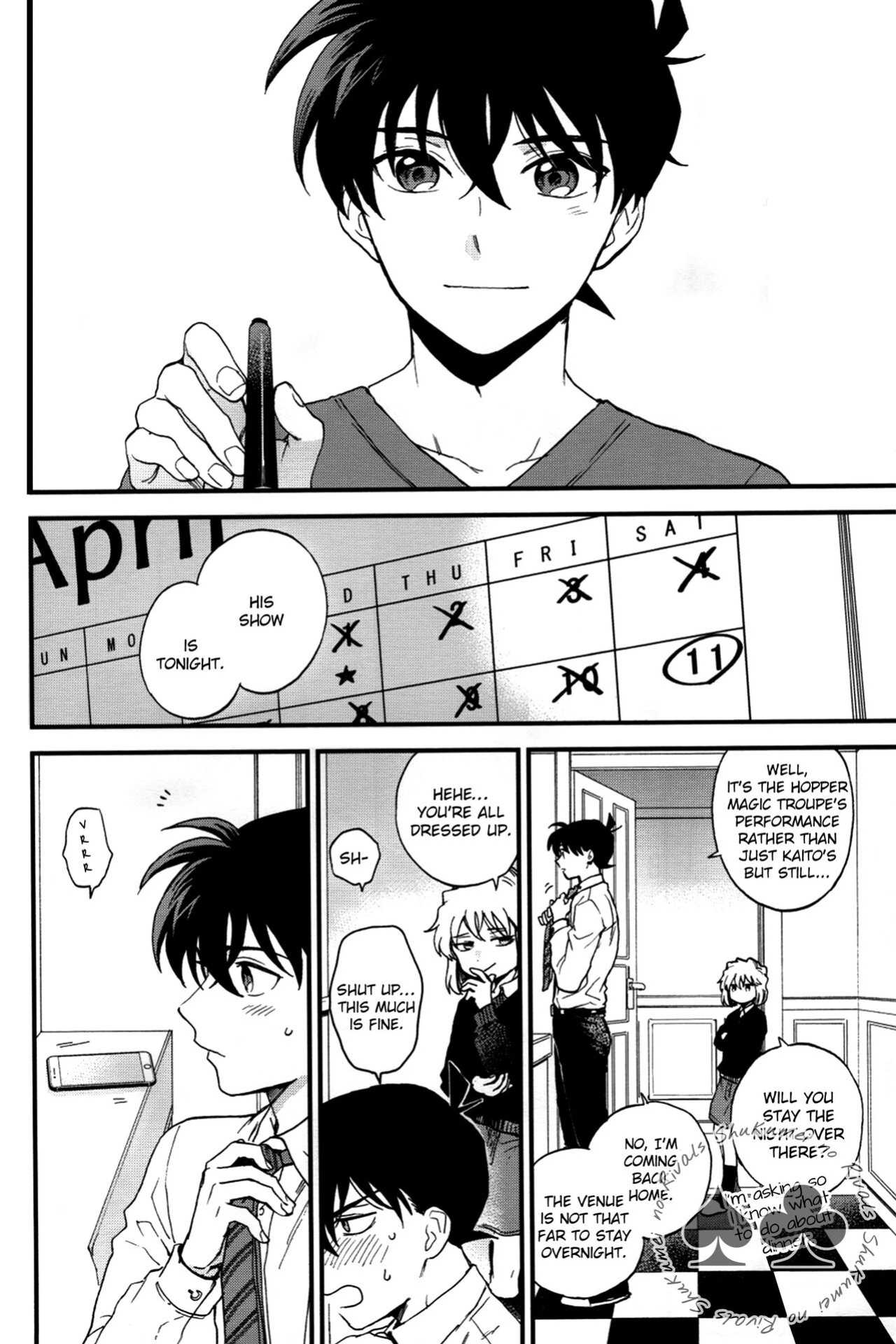 [LOG (M2GO)] Love Me Tender (Detective Conan) [Shukumei no Rivals]
