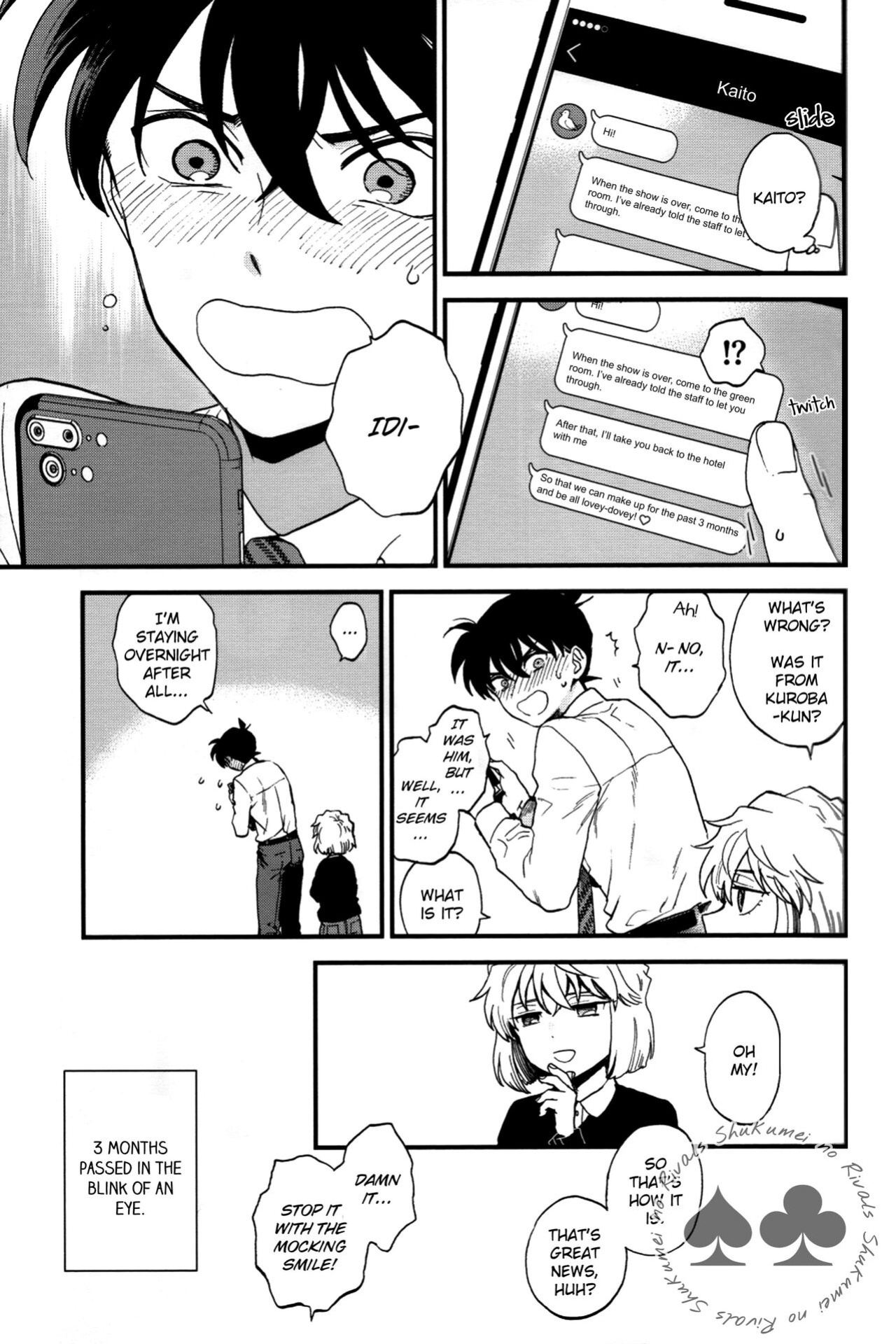 [LOG (M2GO)] Love Me Tender (Detective Conan) [Shukumei no Rivals]