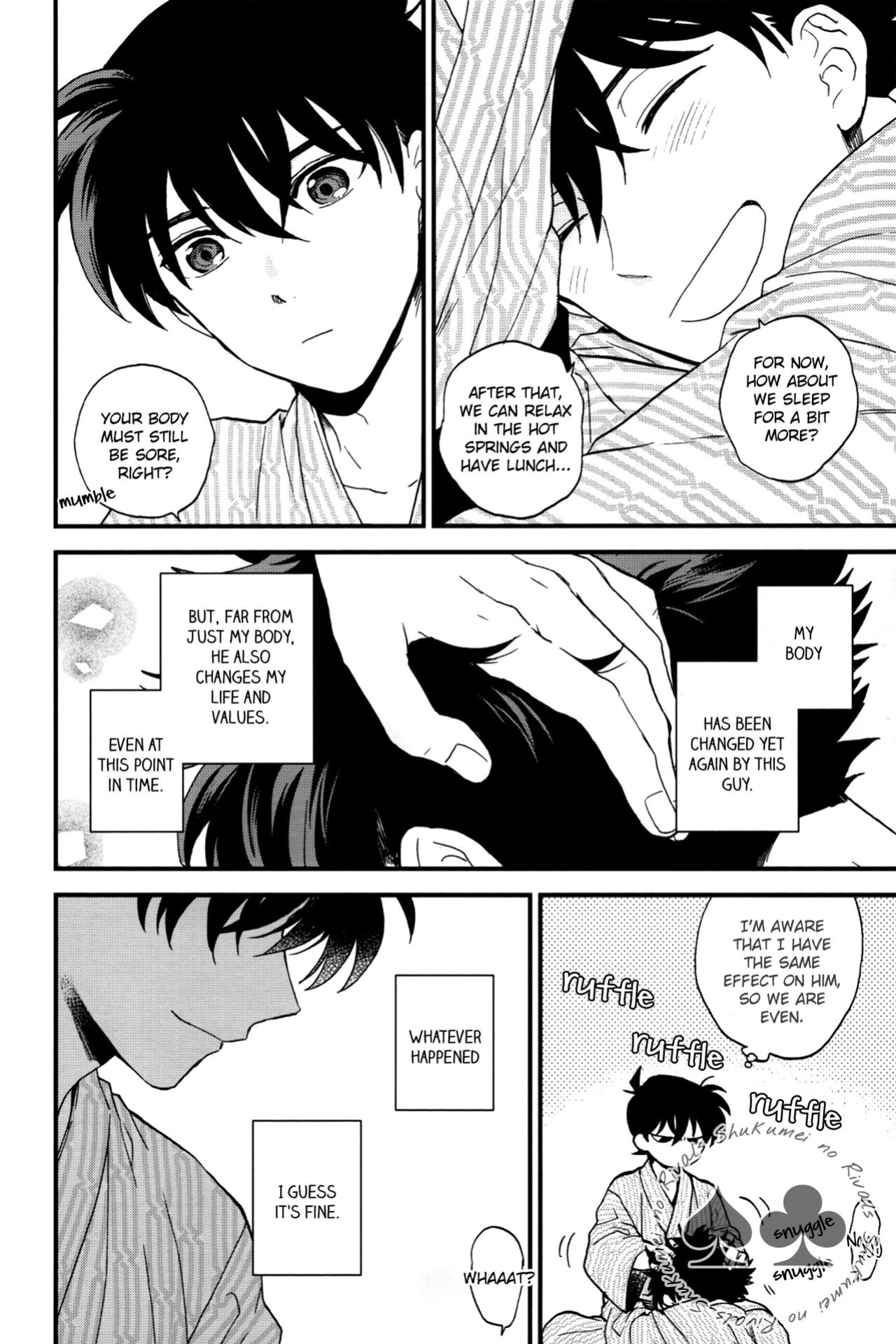 [LOG (M2GO)] Love Me Tender (Detective Conan) [Shukumei no Rivals]