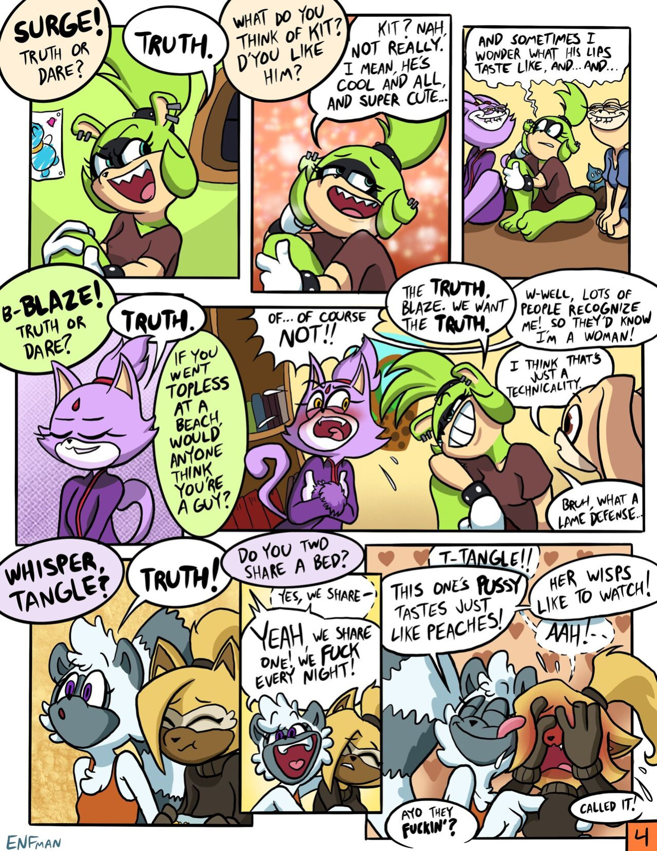 [ENFman] Oops! All Naked! + Bonus Pages and Refs
