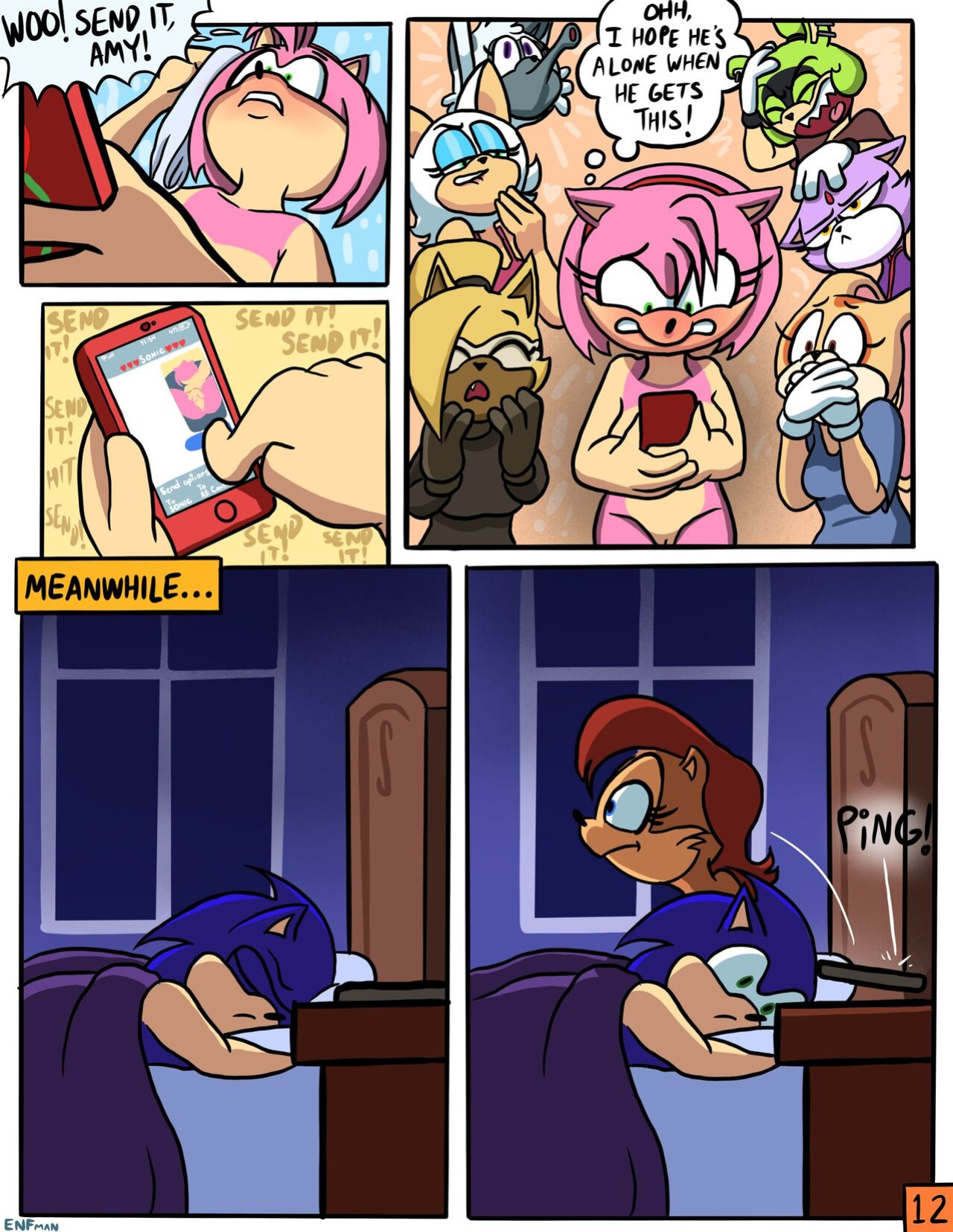 [ENFman] Oops! All Naked! + Bonus Pages and Refs