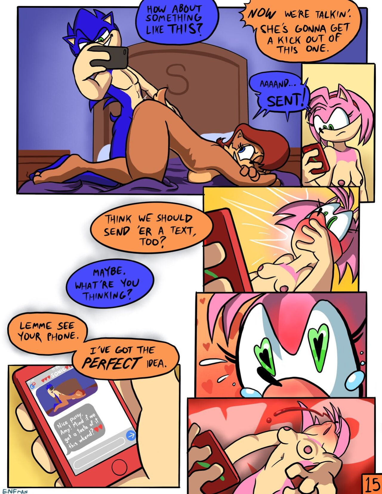 [ENFman] Oops! All Naked! + Bonus Pages and Refs