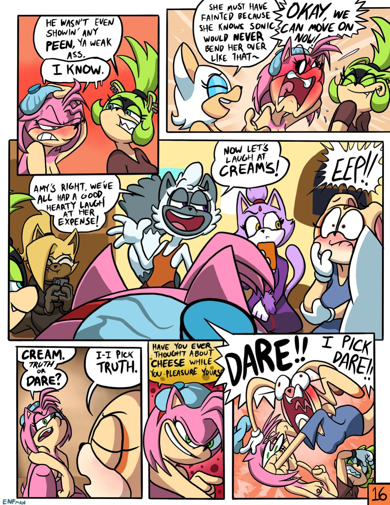 [ENFman] Oops! All Naked! + Bonus Pages and Refs