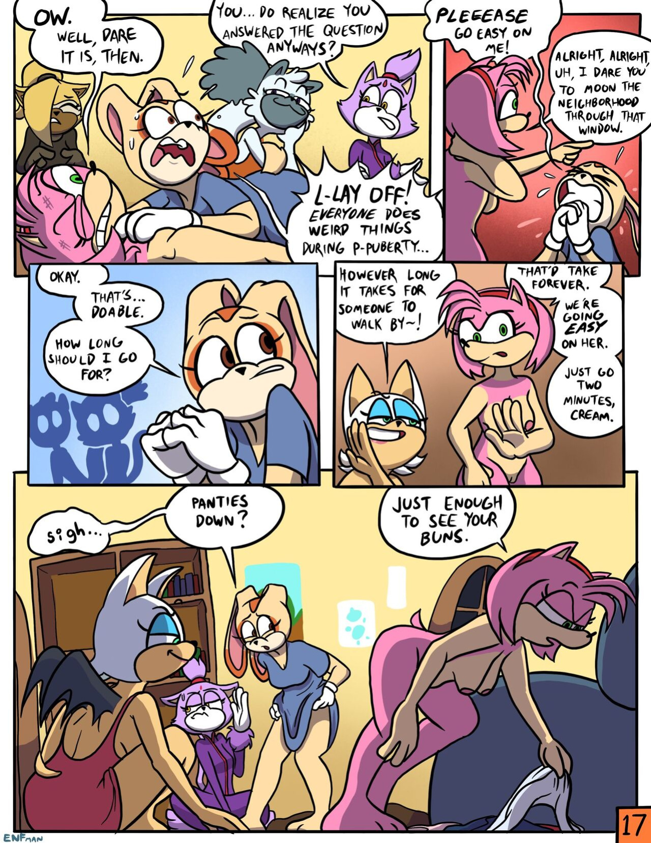 [ENFman] Oops! All Naked! + Bonus Pages and Refs