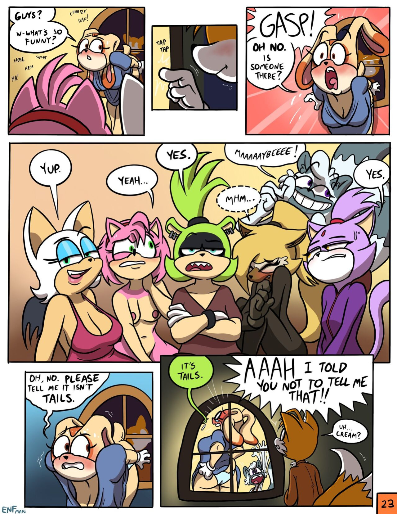 [ENFman] Oops! All Naked! + Bonus Pages and Refs