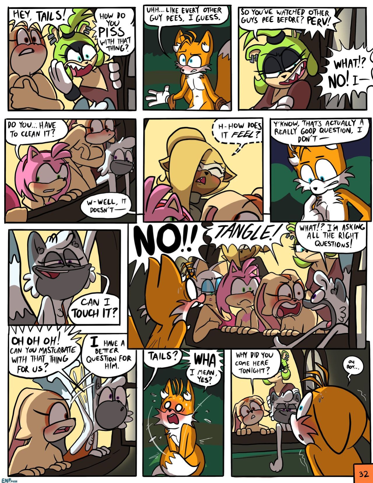 [ENFman] Oops! All Naked! + Bonus Pages and Refs