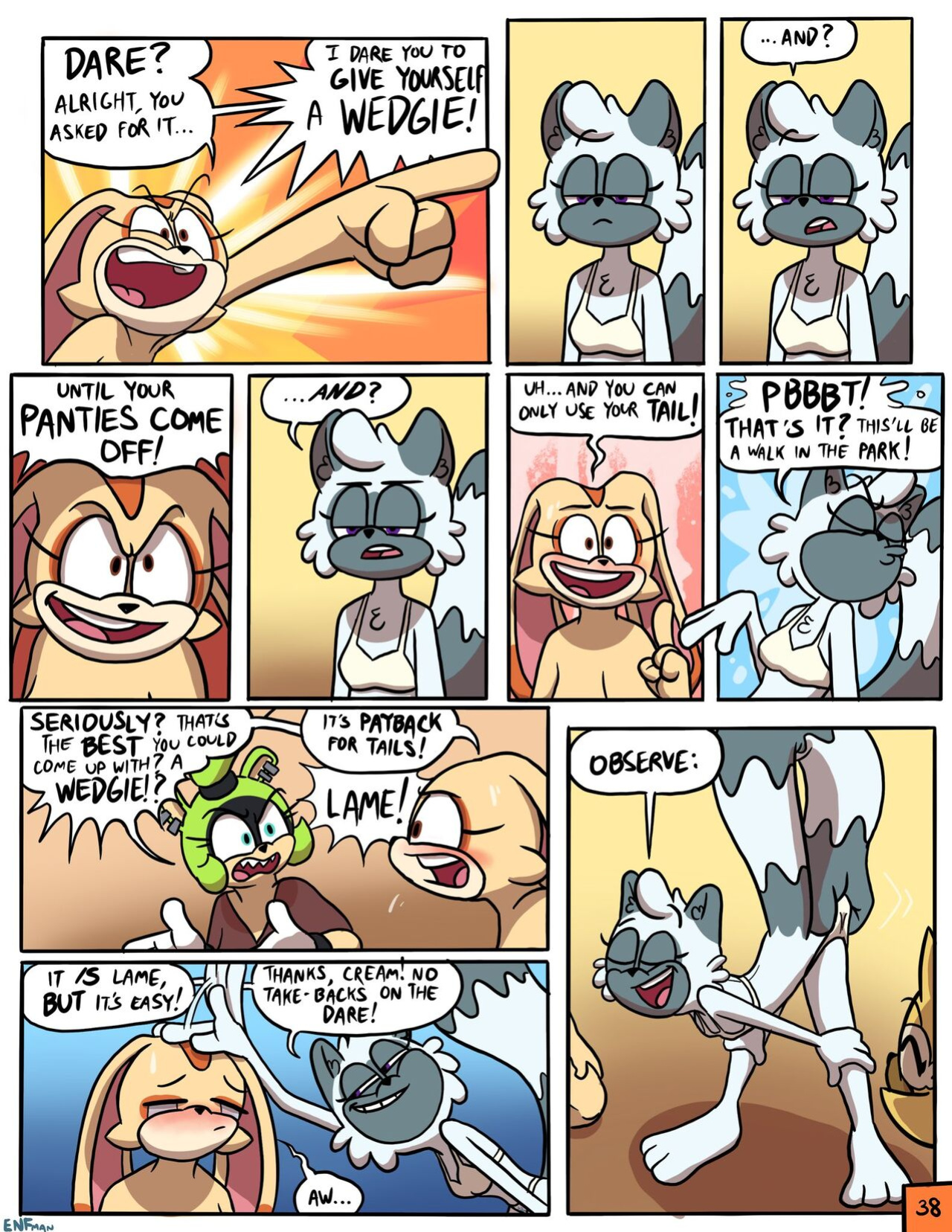 [ENFman] Oops! All Naked! + Bonus Pages and Refs
