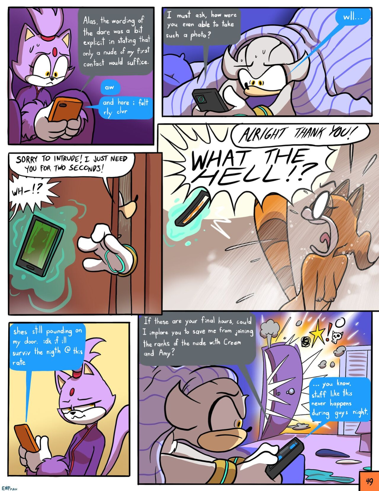 [ENFman] Oops! All Naked! + Bonus Pages and Refs