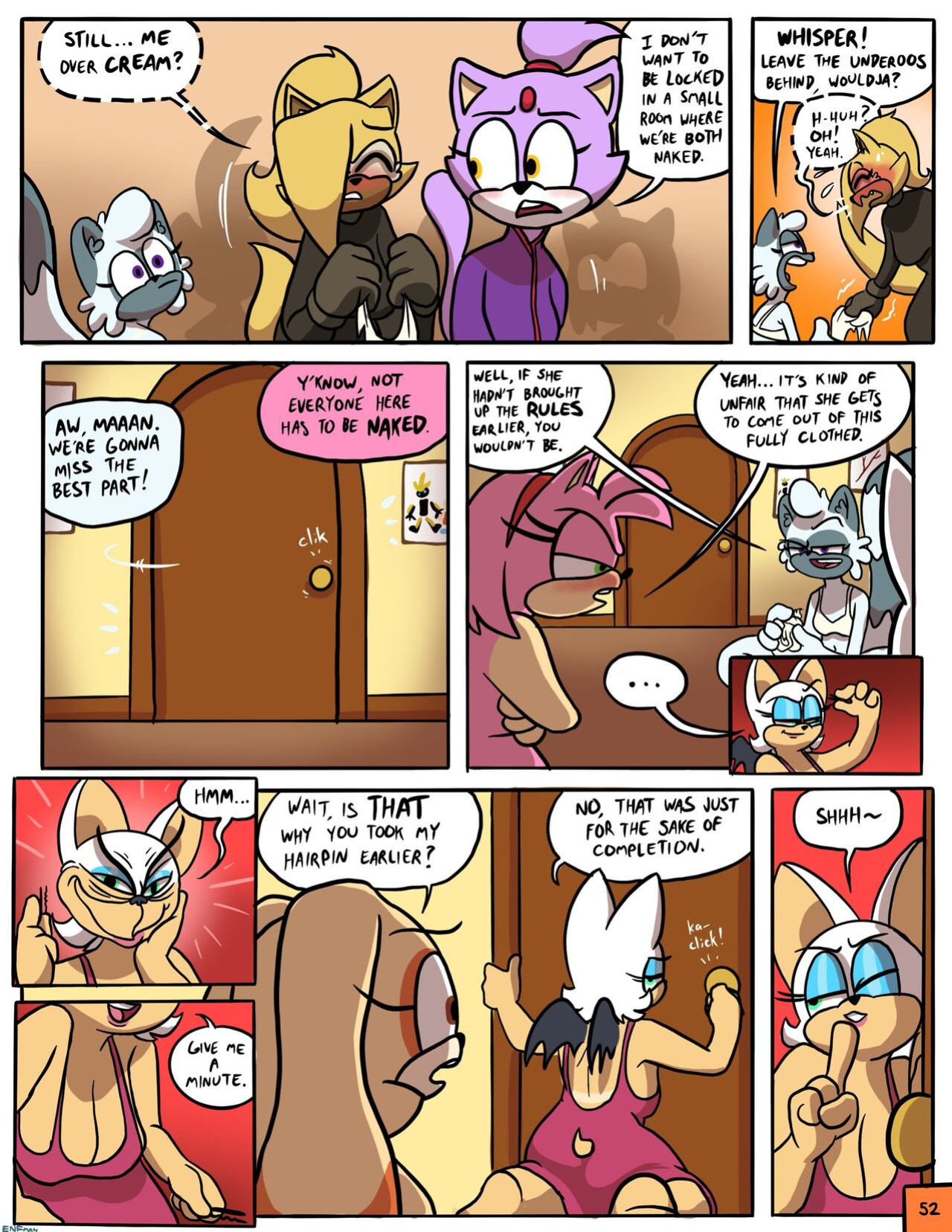 [ENFman] Oops! All Naked! + Bonus Pages and Refs
