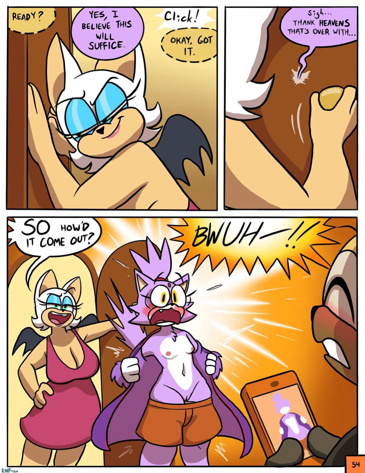 [ENFman] Oops! All Naked! + Bonus Pages and Refs