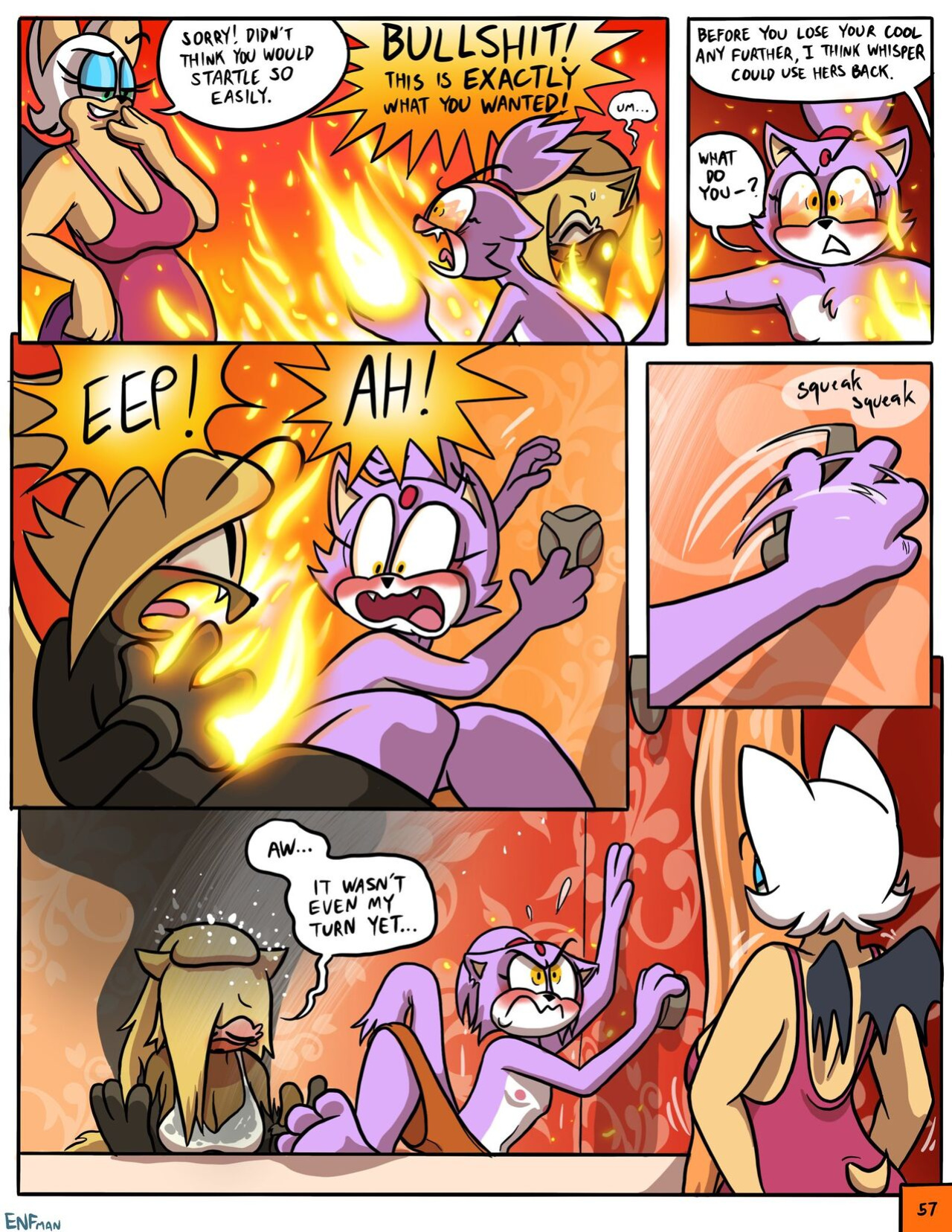 [ENFman] Oops! All Naked! + Bonus Pages and Refs