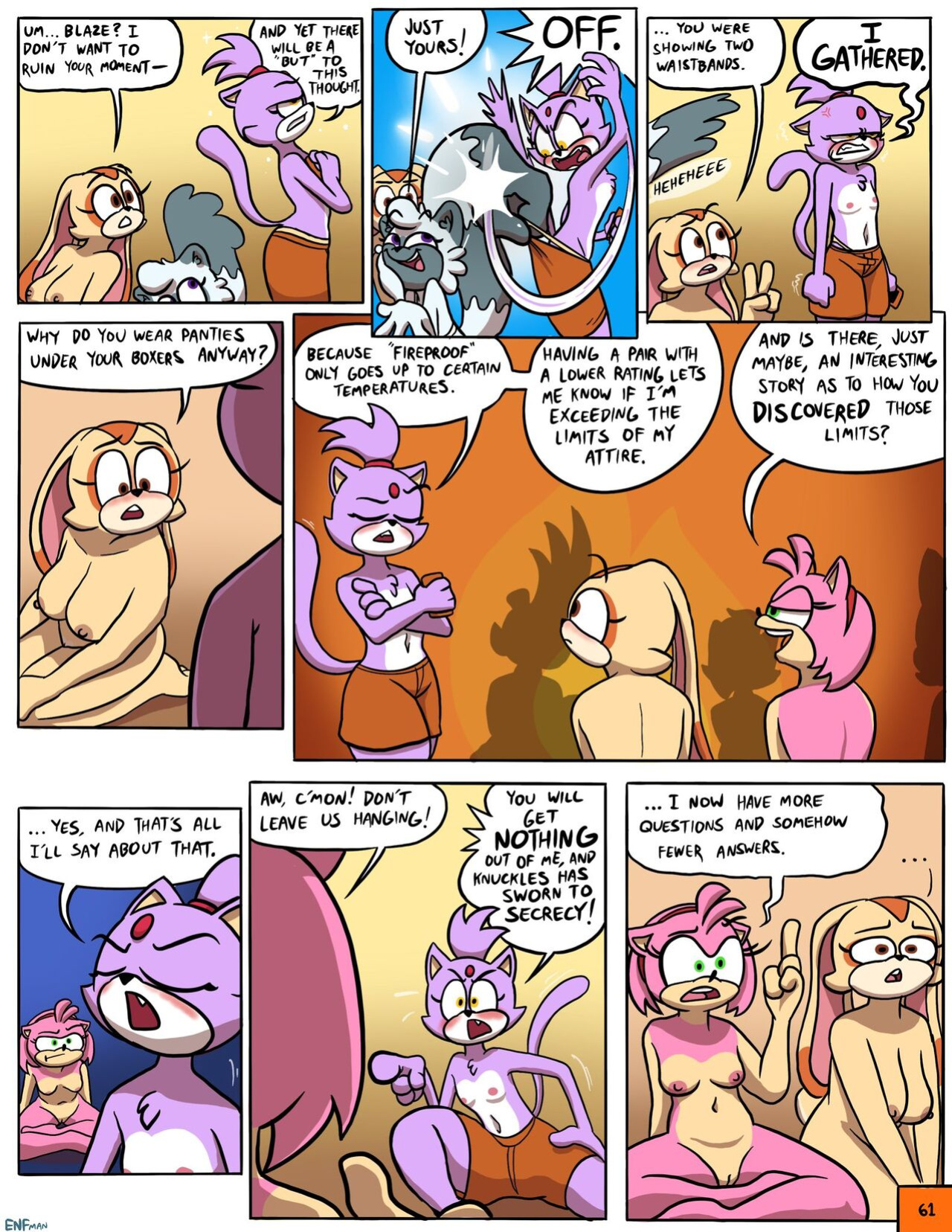[ENFman] Oops! All Naked! + Bonus Pages and Refs