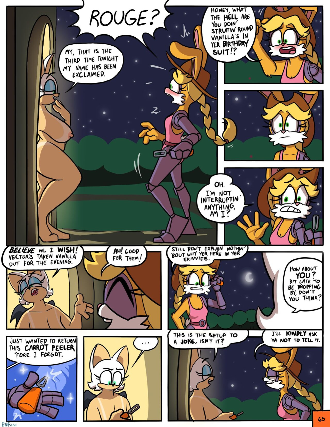 [ENFman] Oops! All Naked! + Bonus Pages and Refs