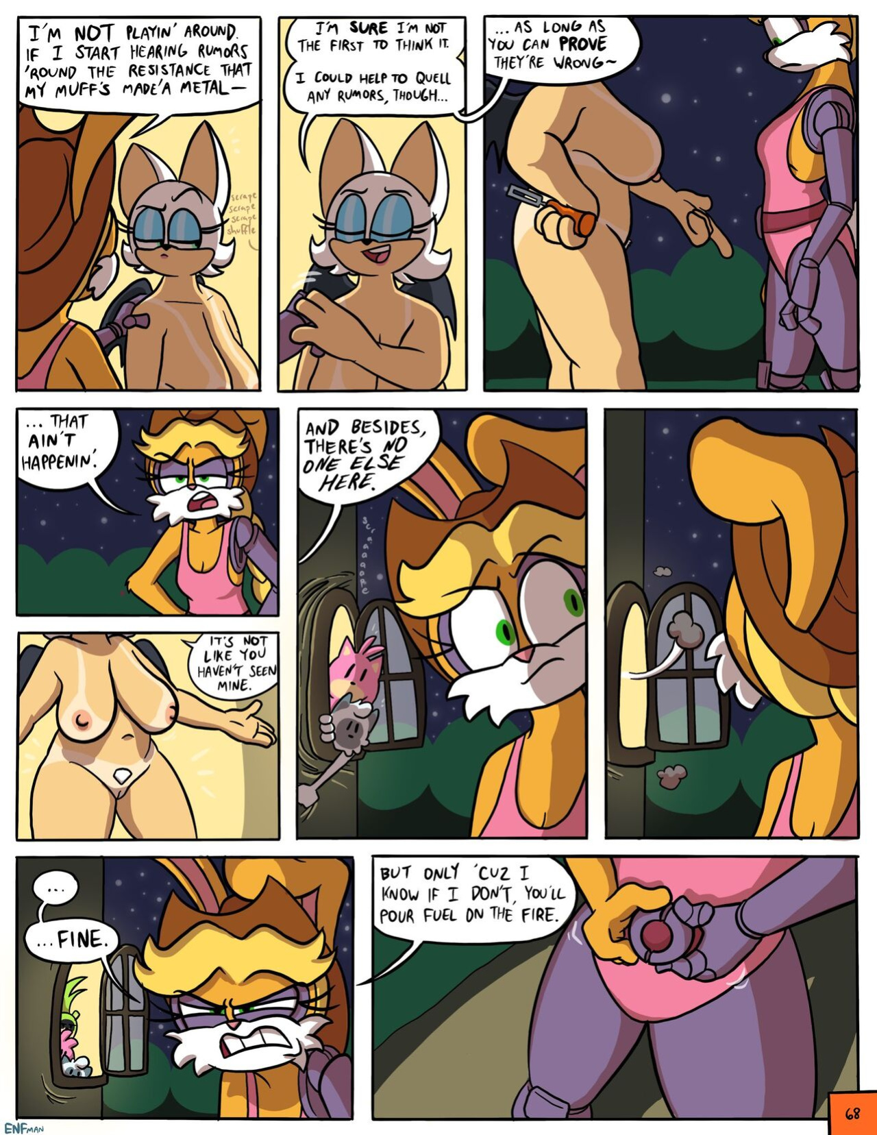 [ENFman] Oops! All Naked! + Bonus Pages and Refs
