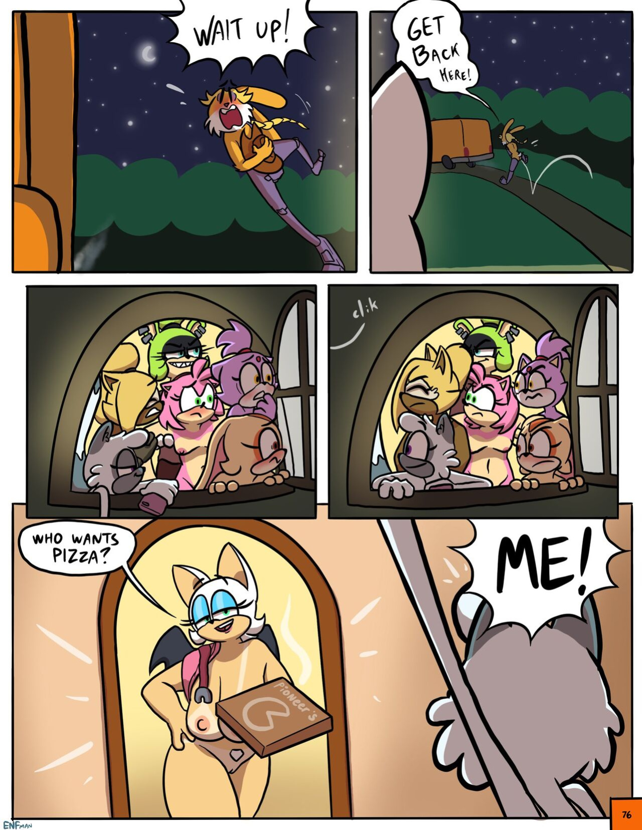 [ENFman] Oops! All Naked! + Bonus Pages and Refs