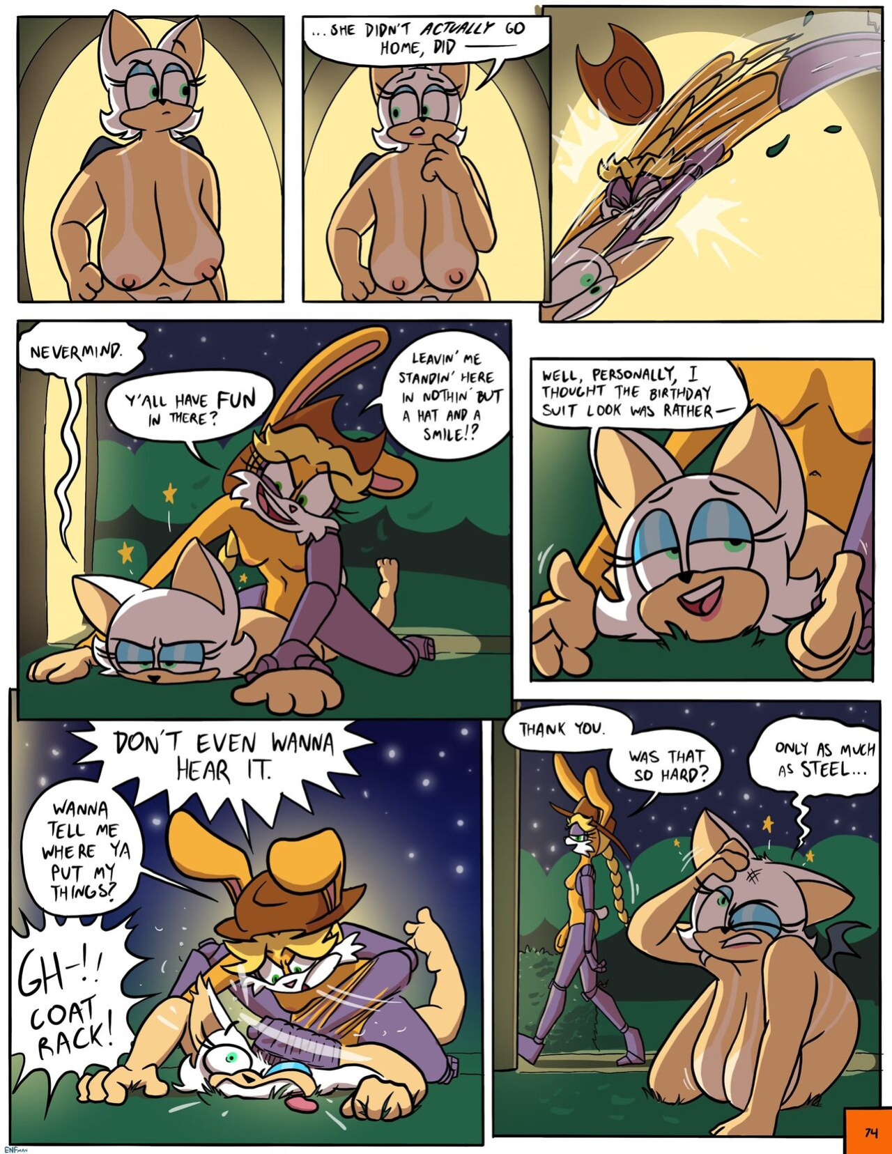 [ENFman] Oops! All Naked! + Bonus Pages and Refs