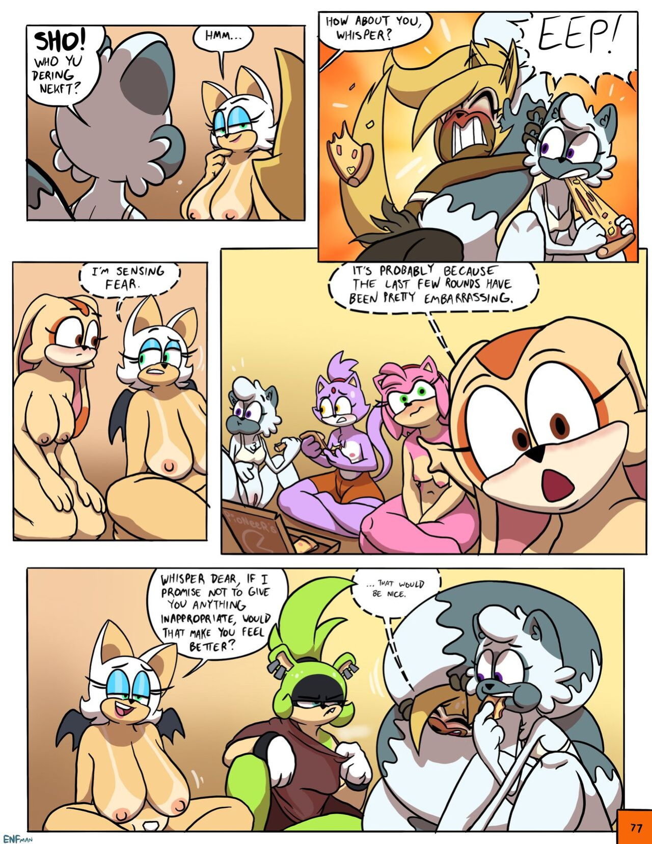 [ENFman] Oops! All Naked! + Bonus Pages and Refs