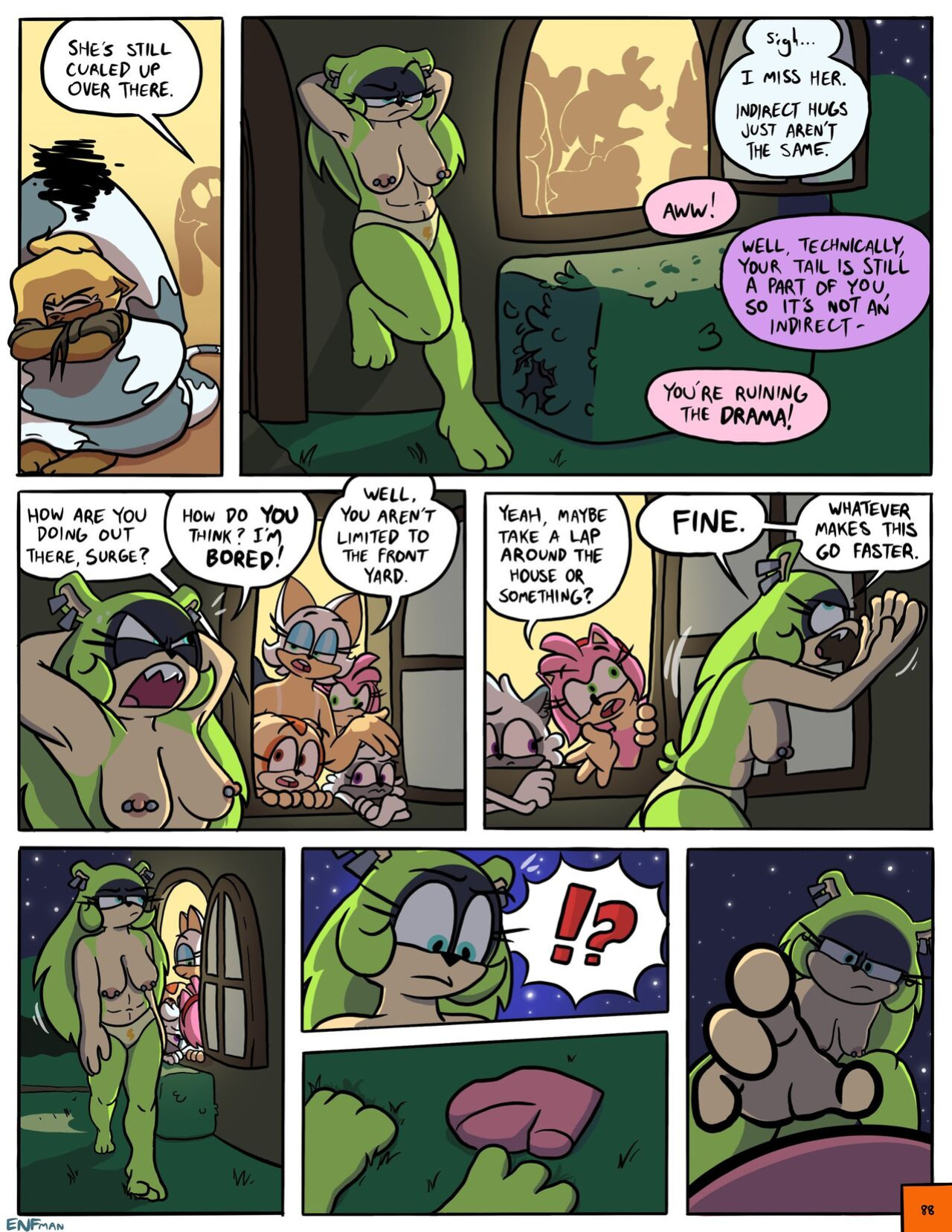 [ENFman] Oops! All Naked! + Bonus Pages and Refs