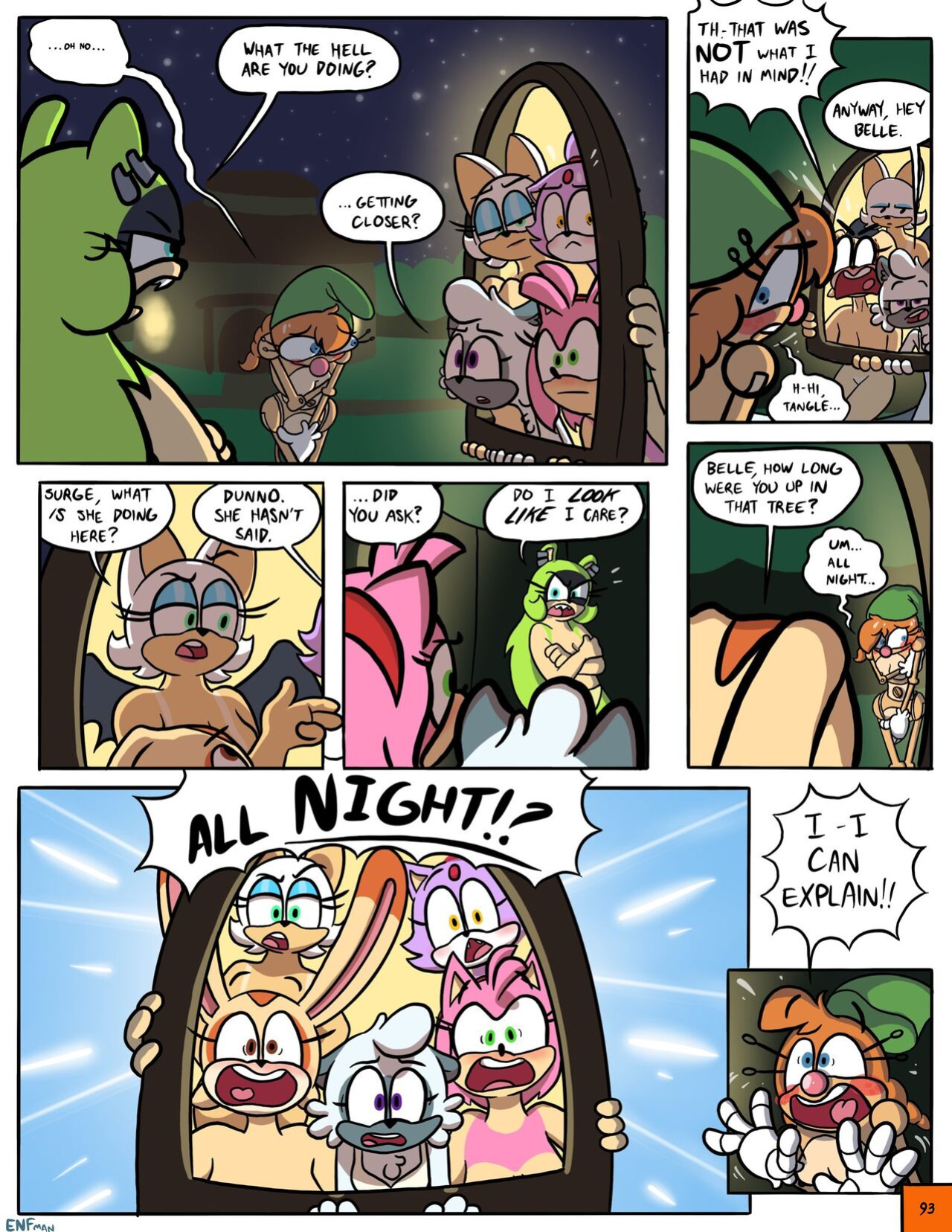 [ENFman] Oops! All Naked! + Bonus Pages and Refs