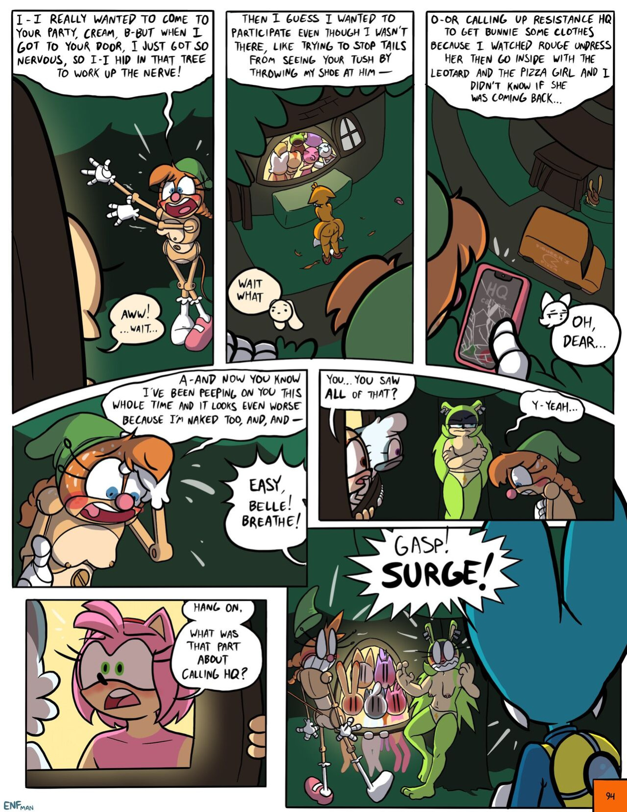 [ENFman] Oops! All Naked! + Bonus Pages and Refs