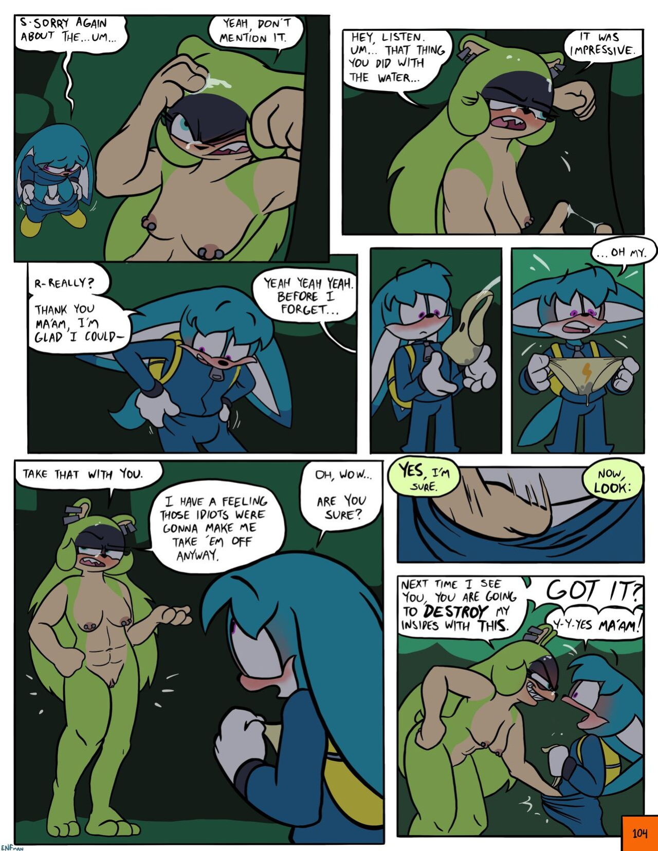 [ENFman] Oops! All Naked! + Bonus Pages and Refs