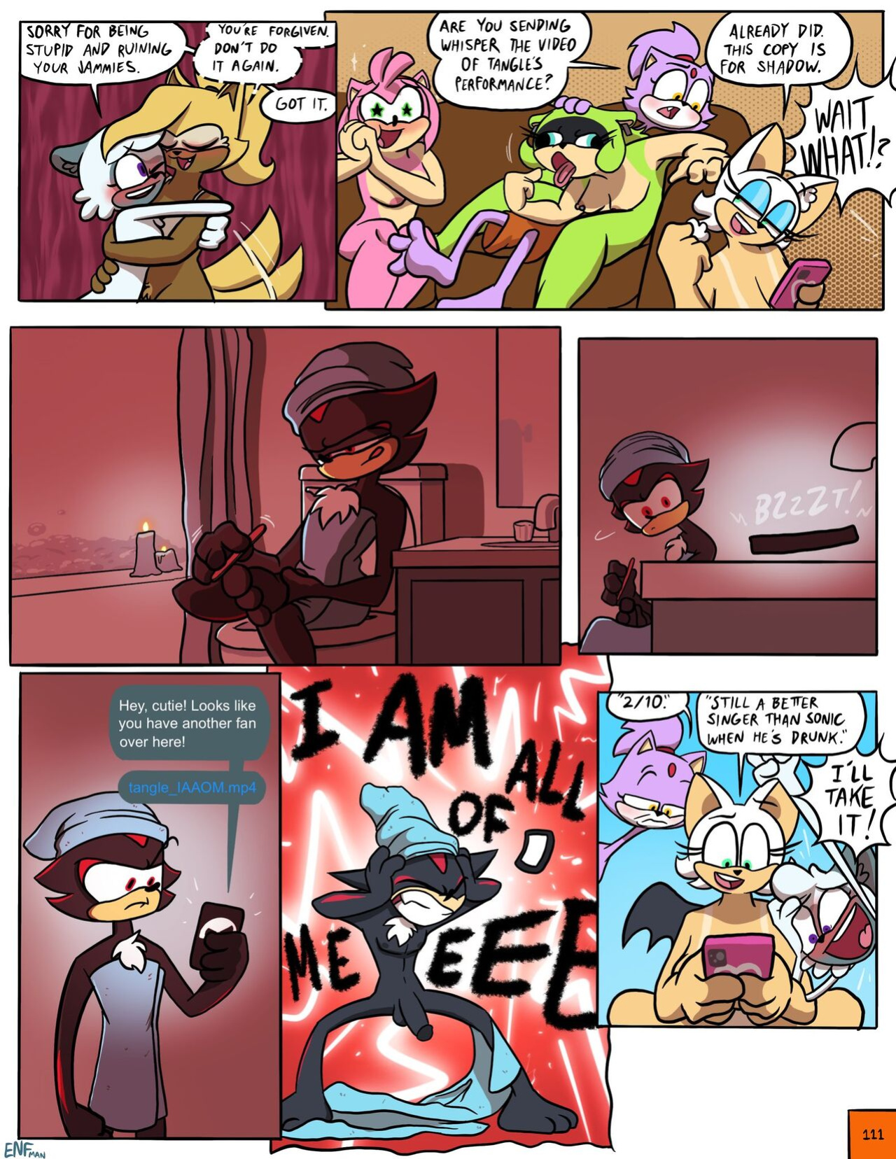 [ENFman] Oops! All Naked! + Bonus Pages and Refs