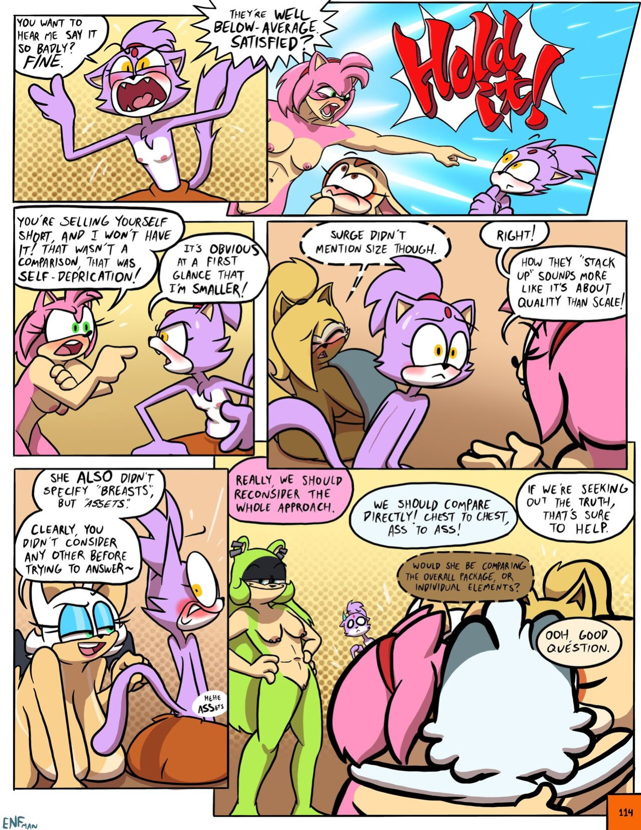 [ENFman] Oops! All Naked! + Bonus Pages and Refs