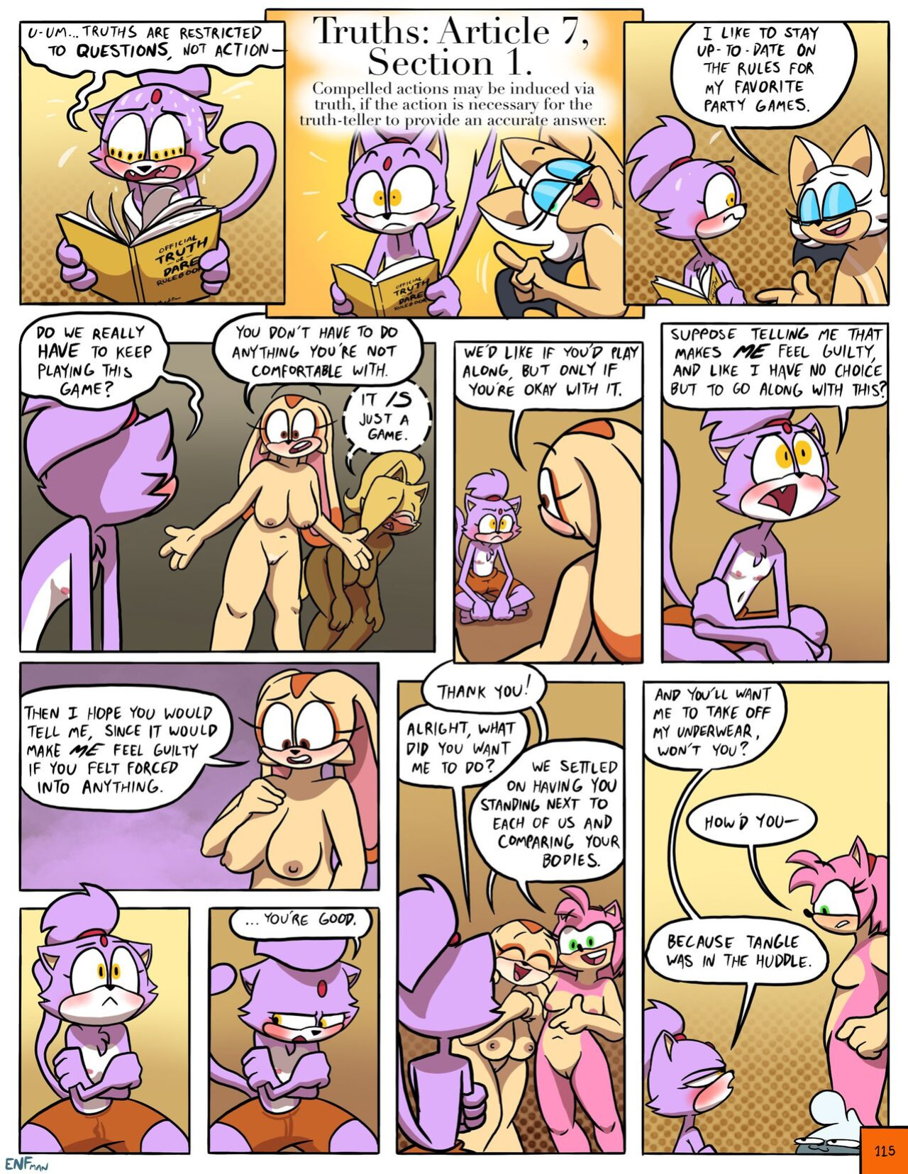 [ENFman] Oops! All Naked! + Bonus Pages and Refs