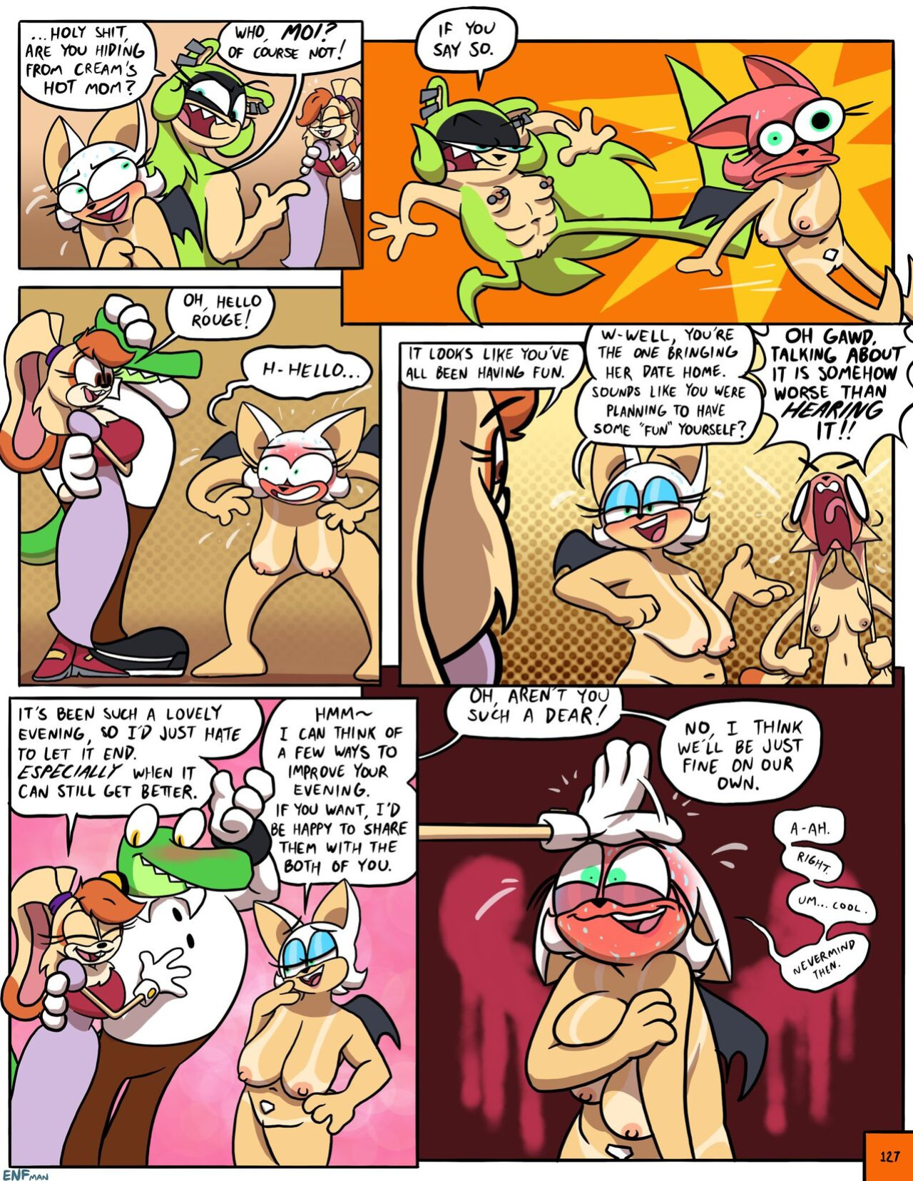 [ENFman] Oops! All Naked! + Bonus Pages and Refs