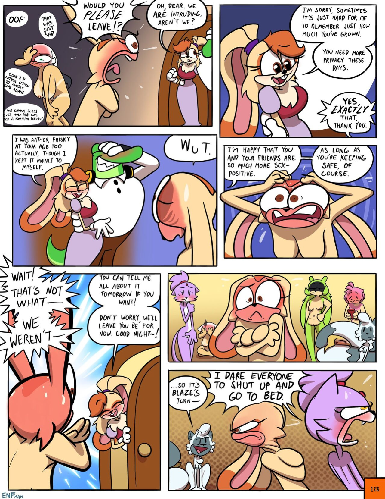 [ENFman] Oops! All Naked! + Bonus Pages and Refs
