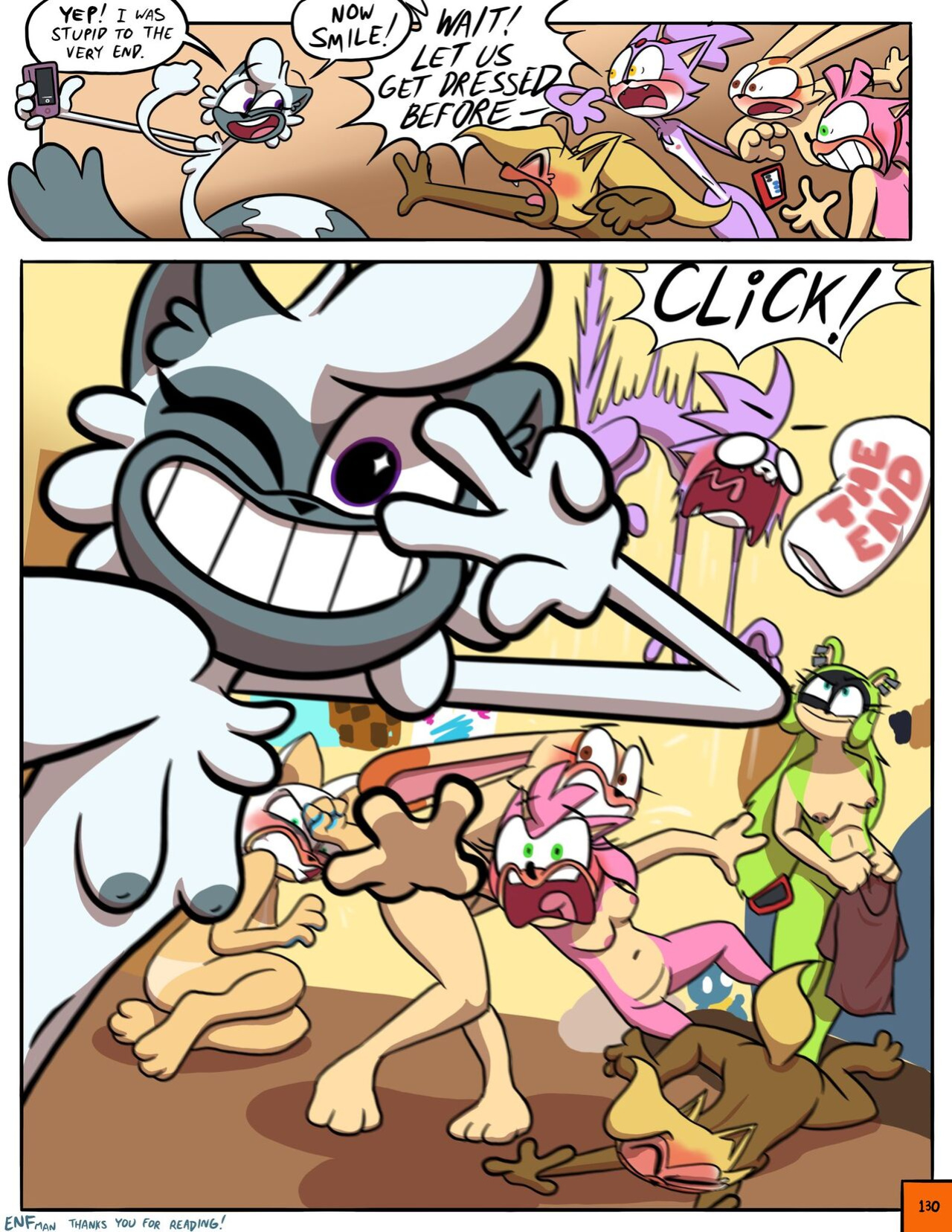 [ENFman] Oops! All Naked! + Bonus Pages and Refs