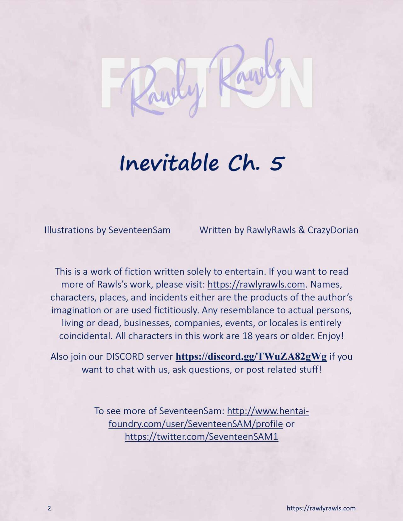 [SeventeenSam, RawlyRawls and CrazyDorian] Inevitable 5