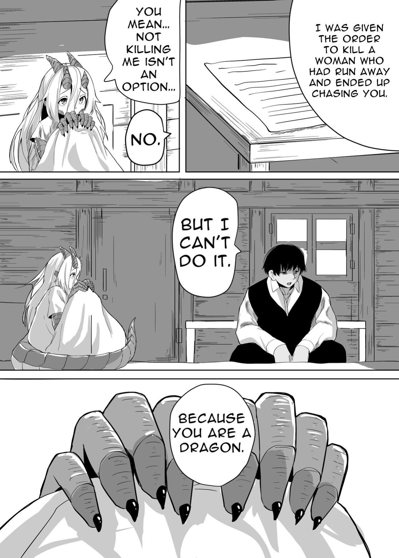 [Saikutsu Kichi (Kagarimachi Konatsu)] The Pure Love Pleasure of a Persecuted Dragon Girl and an Assassin at His Limit [Fantasy Primer]