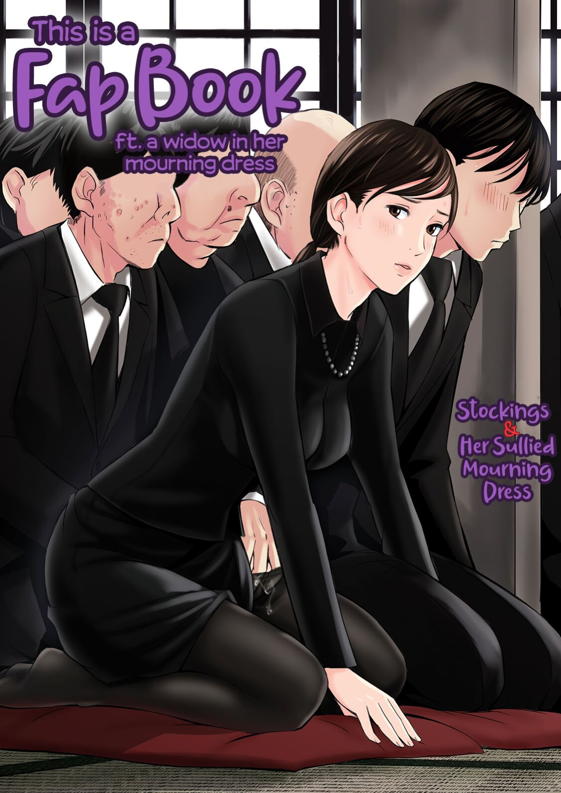 [Gomikasu Tarou] Mofuku Miboujin no Erohon desu | This is a Fap Book ft. a widow in her mourning dress [Fap It Scans]