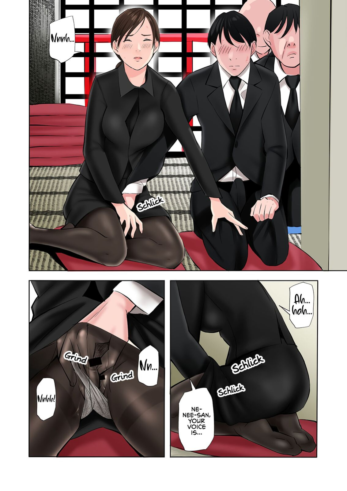 [Gomikasu Tarou] Mofuku Miboujin no Erohon desu | This is a Fap Book ft. a widow in her mourning dress [Fap It Scans]