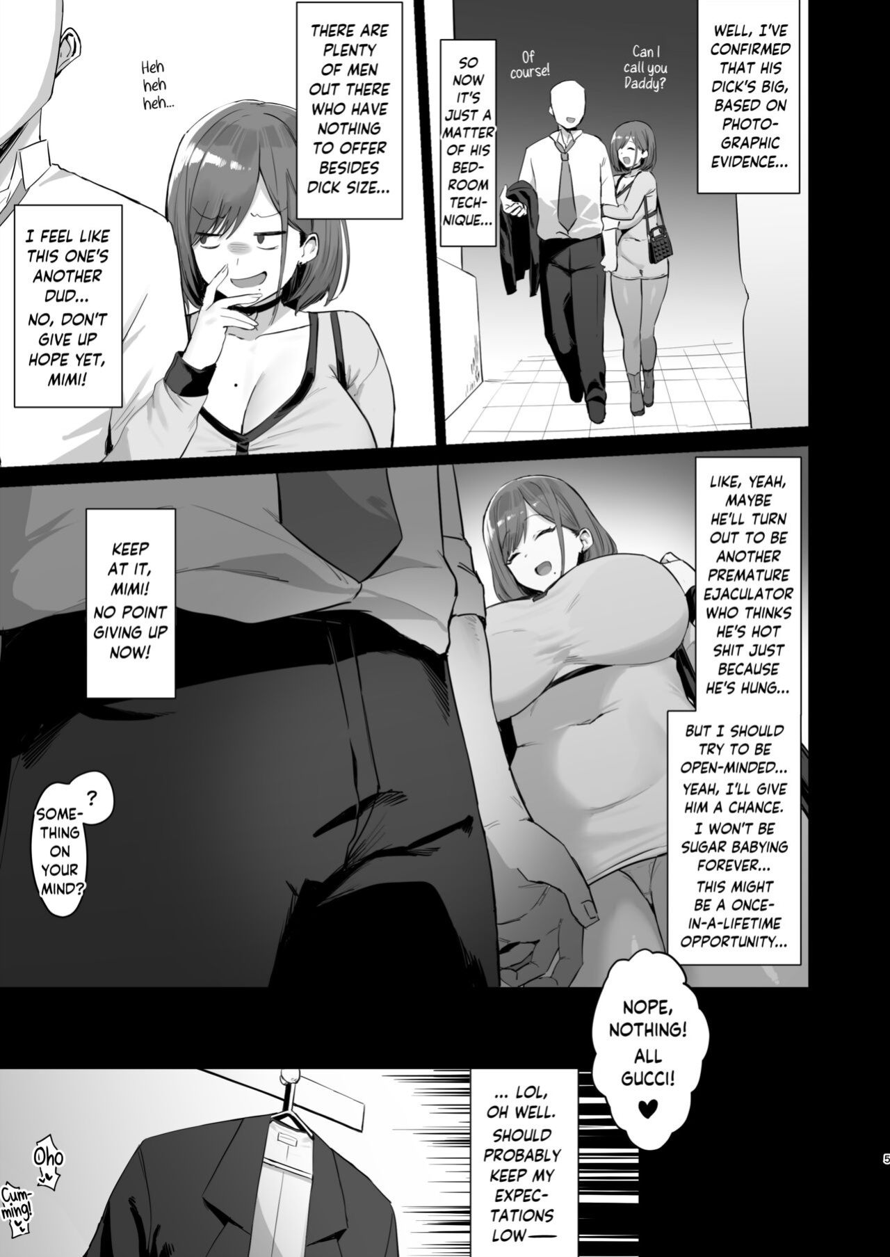 [Hotate Chanpon (Hotate-chan)] Papakatsu JD, Ochinpo Yuuryou Bukken o Mitsukeru. | College Sugar Baby - On the Market for Some Prime Daddy Dick [SaLamiLid]