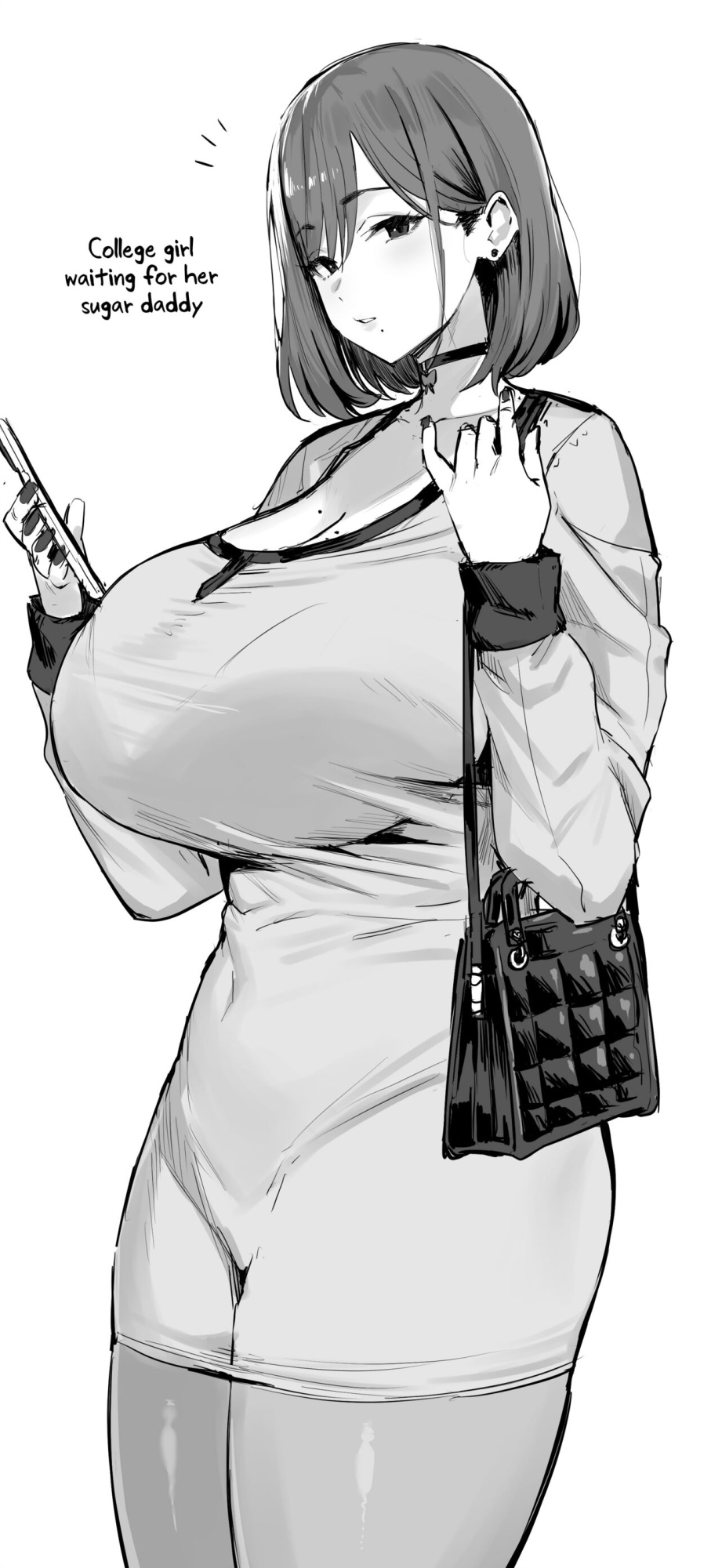 [Hotate Chanpon (Hotate-chan)] Papakatsu JD, Ochinpo Yuuryou Bukken o Mitsukeru. | College Sugar Baby - On the Market for Some Prime Daddy Dick [SaLamiLid]