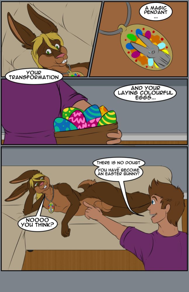 [Spirit Dancer] The Easter Bunny Pendant