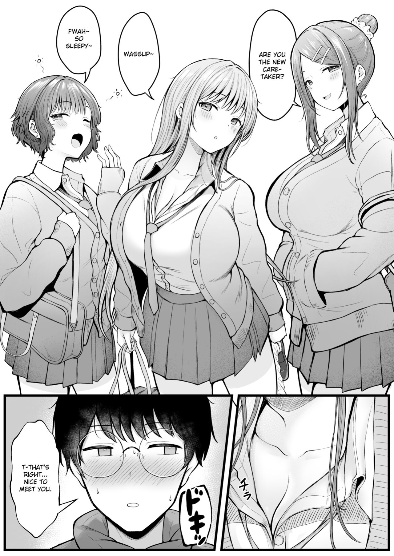 [Nekomimi to Kuro Mask (cielo)] Joshiryou Kanrinin no Boku wa Gal Ryousei ni Furimawasarete masu [flowerswamp]