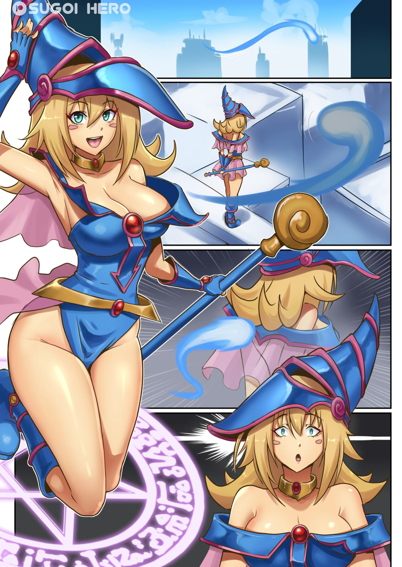 [TSFSingularity (SugoiHero)] Magician's Circle (Yu-Gi-Oh!) [English & Textless]
