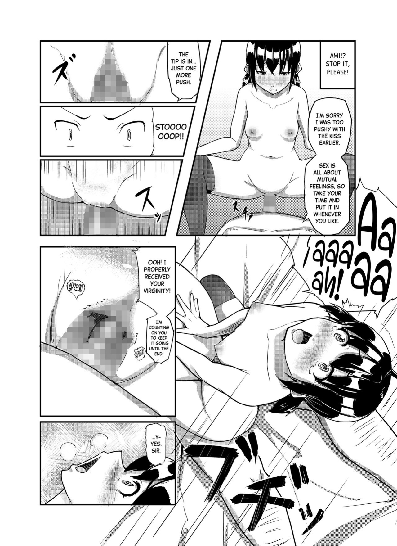 [Chonmage Teikoku (Magekichi)] Chuunen Kyoushi ni Netorareta Osananajimi | Childhood Friend Cuckolded by a Middle-aged School Teacher [Black Grimoires]