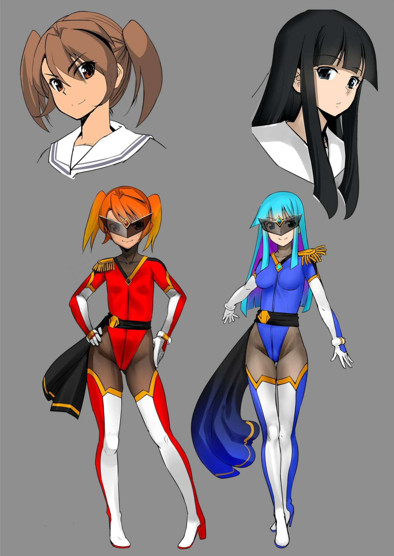 [No Future (Hashioto Ranki, SASAYUKi)] FlameFrost Duo TWIN CURELY ~Yuri Heroines Defeated By Dick~ Part 1+2