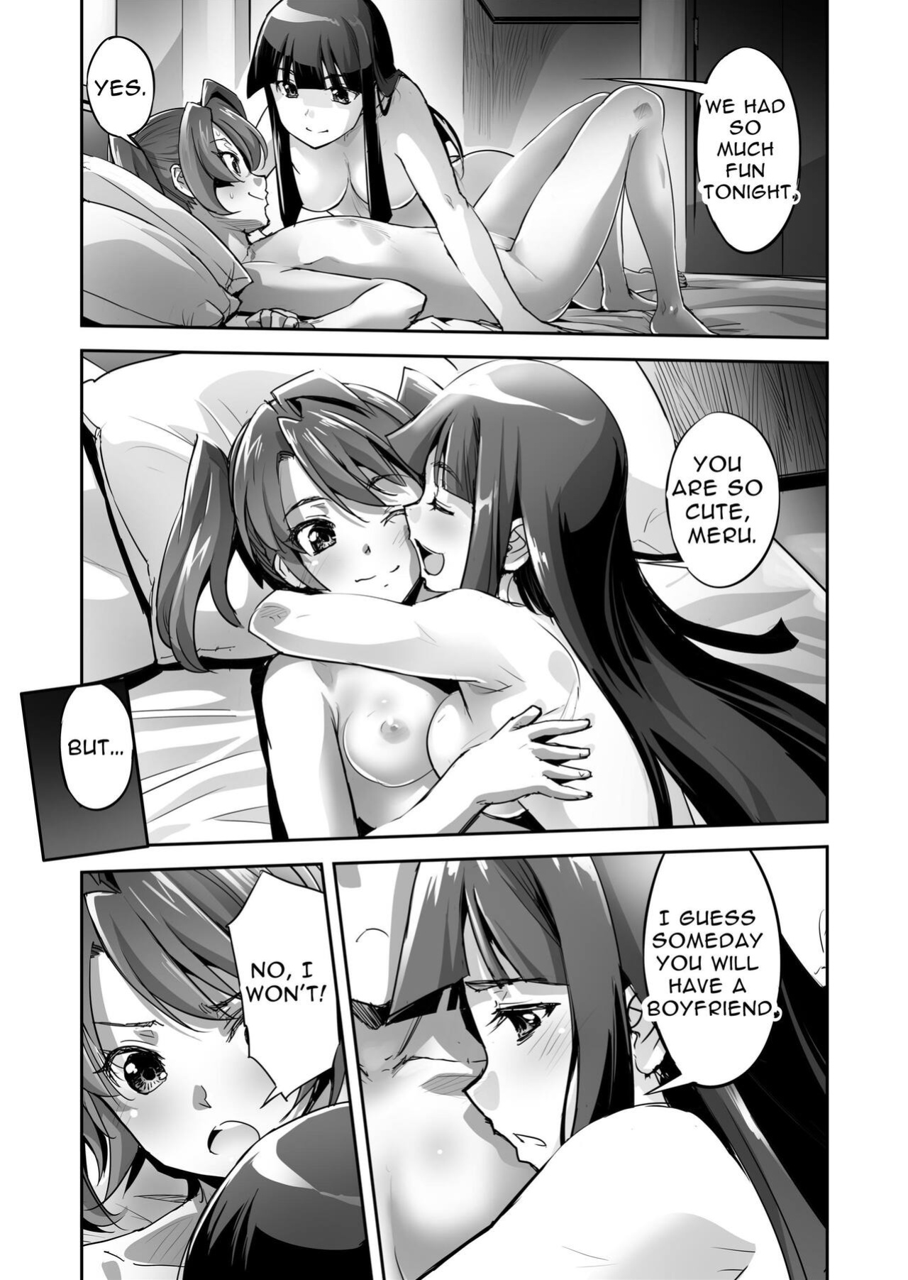 [No Future (Hashioto Ranki, SASAYUKi)] FlameFrost Duo TWIN CURELY ~Yuri Heroines Defeated By Dick~ Part 1+2